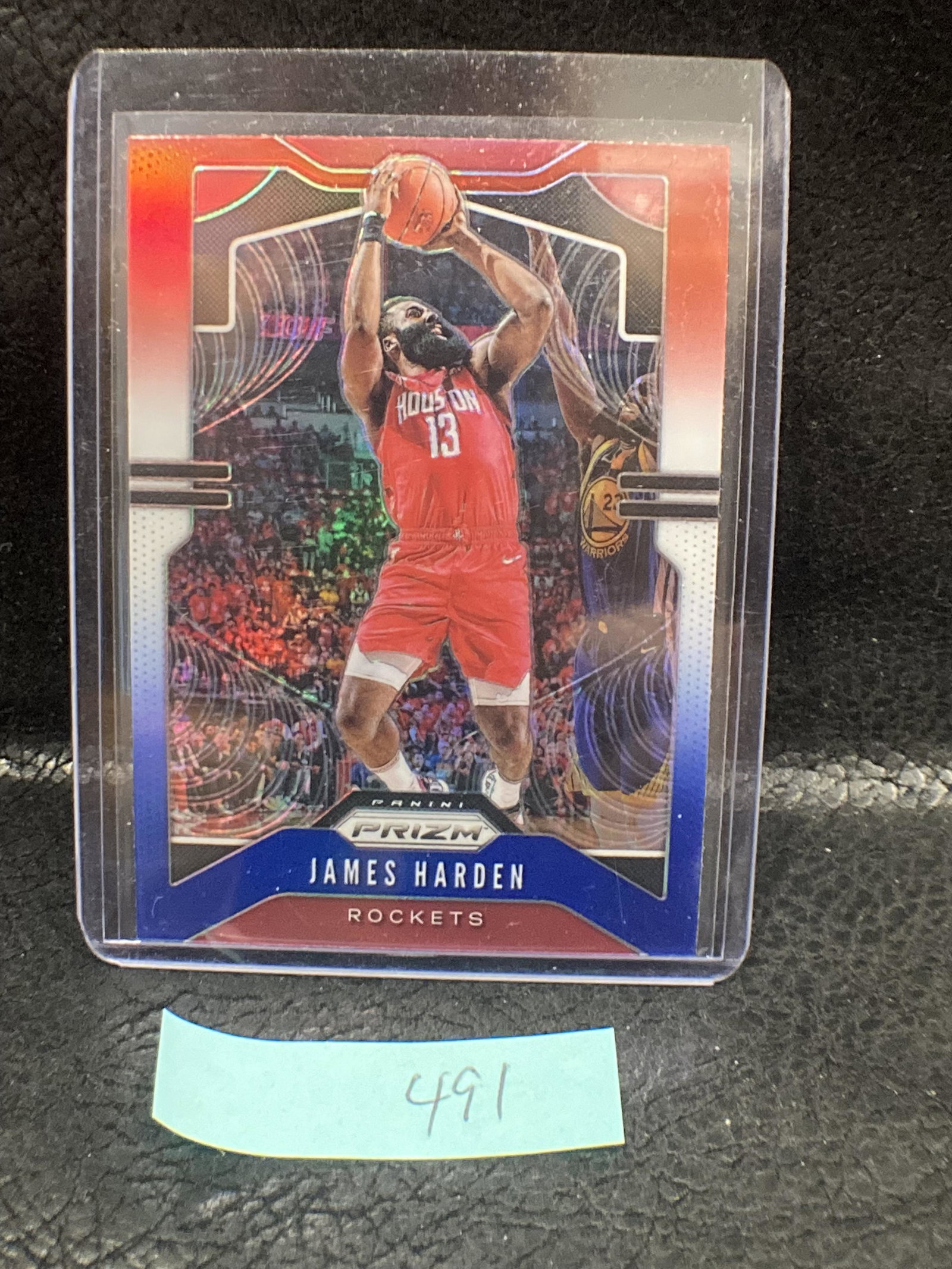 James Harden 2019-20 Panini Prizm #107 Red White & Blue (1 of 2)