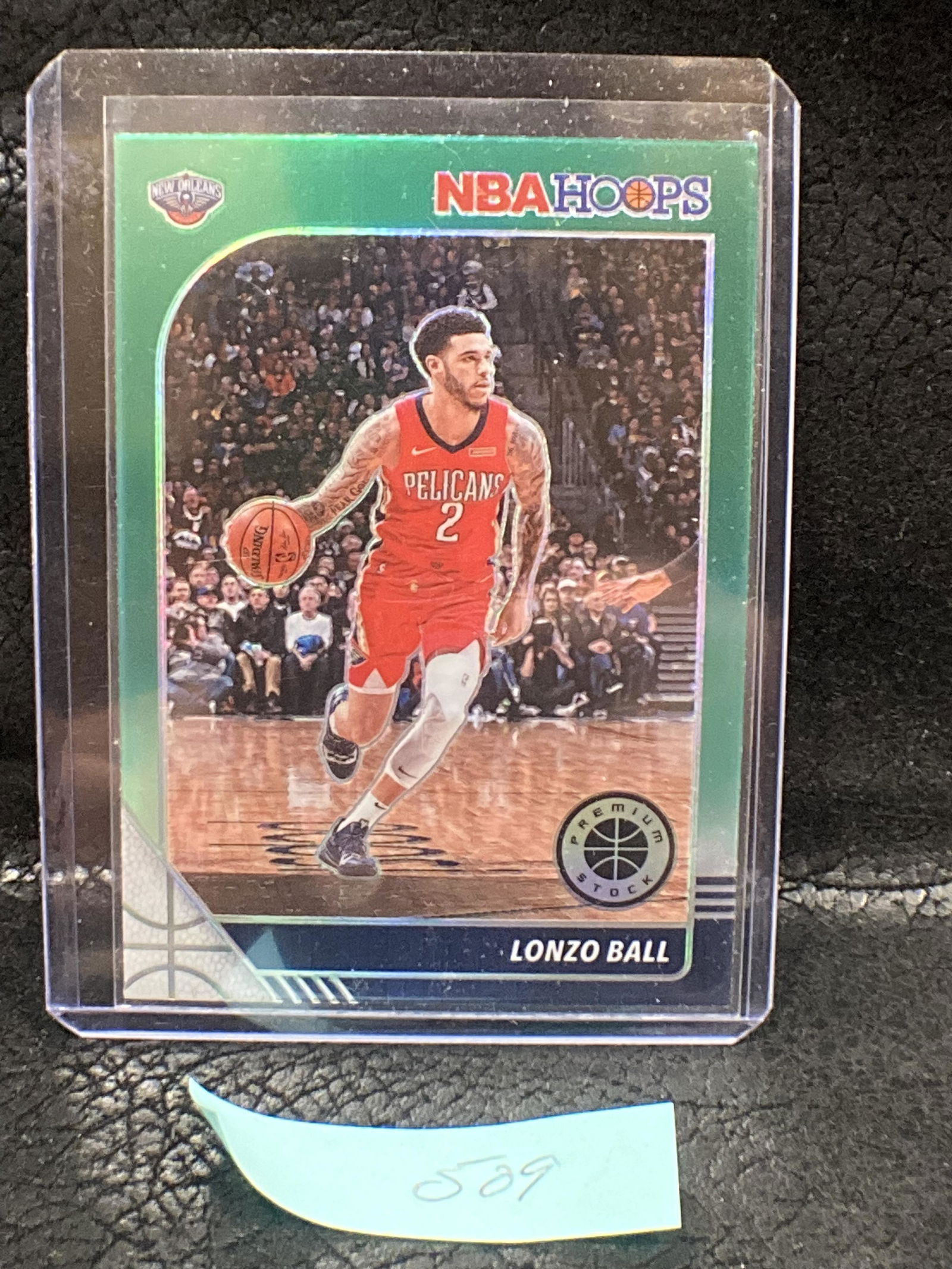Lonzo Ball 2019-20 Panini Nba Hoops Premium Stock Green (1 of 2)