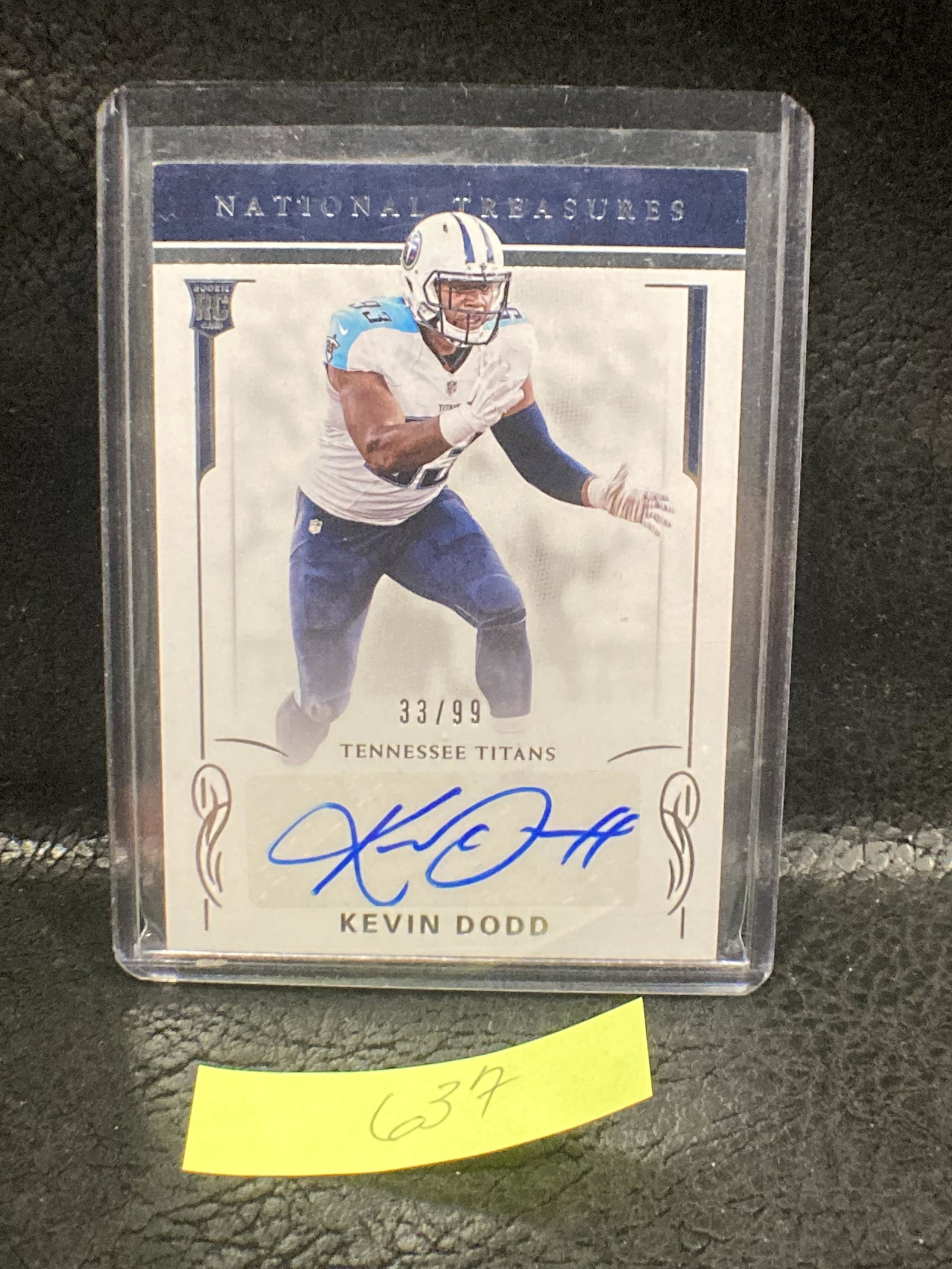 Kevin Dodd 2016 National Treasures Rc Auto Silver /99 (1 of 2)