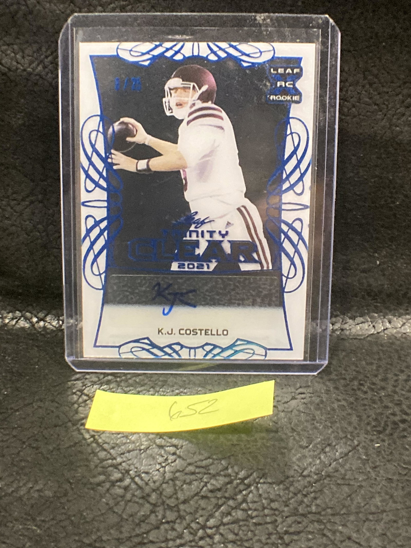 Kj Costello Trinity Clear Rookie Auto # /25 (1 of 2)