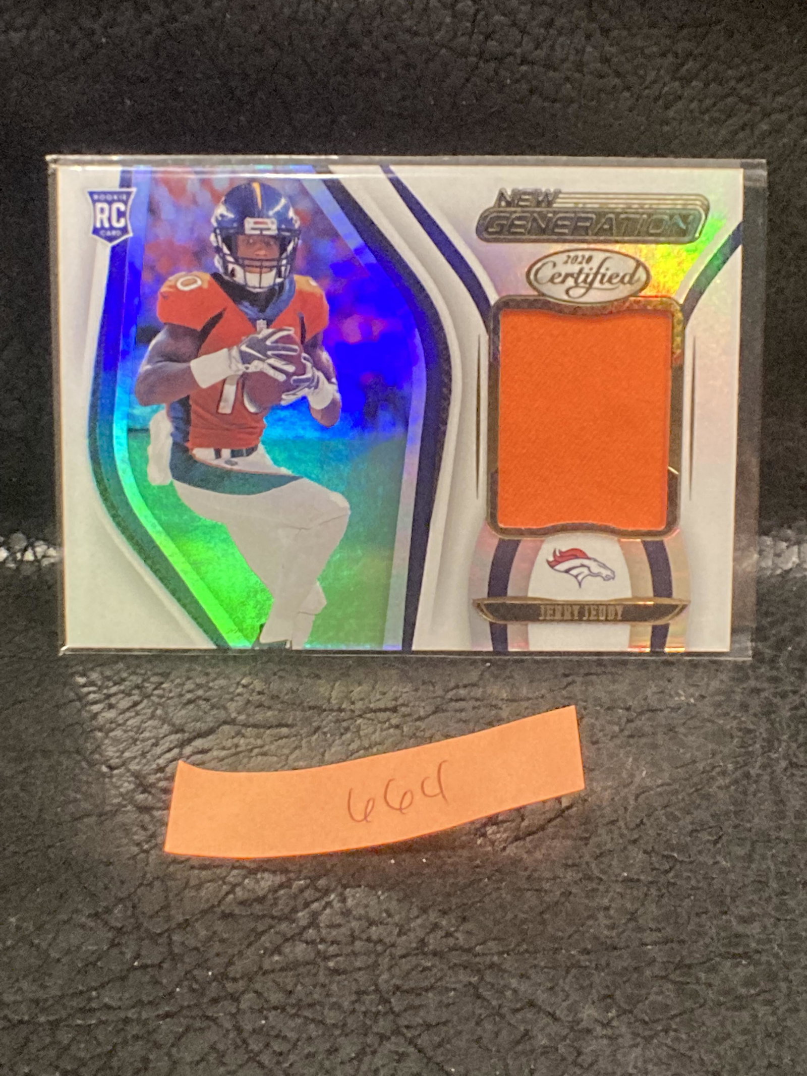 Jerry Jeudy 2020 Certified New Generation Jersey Patch (1 of 2)