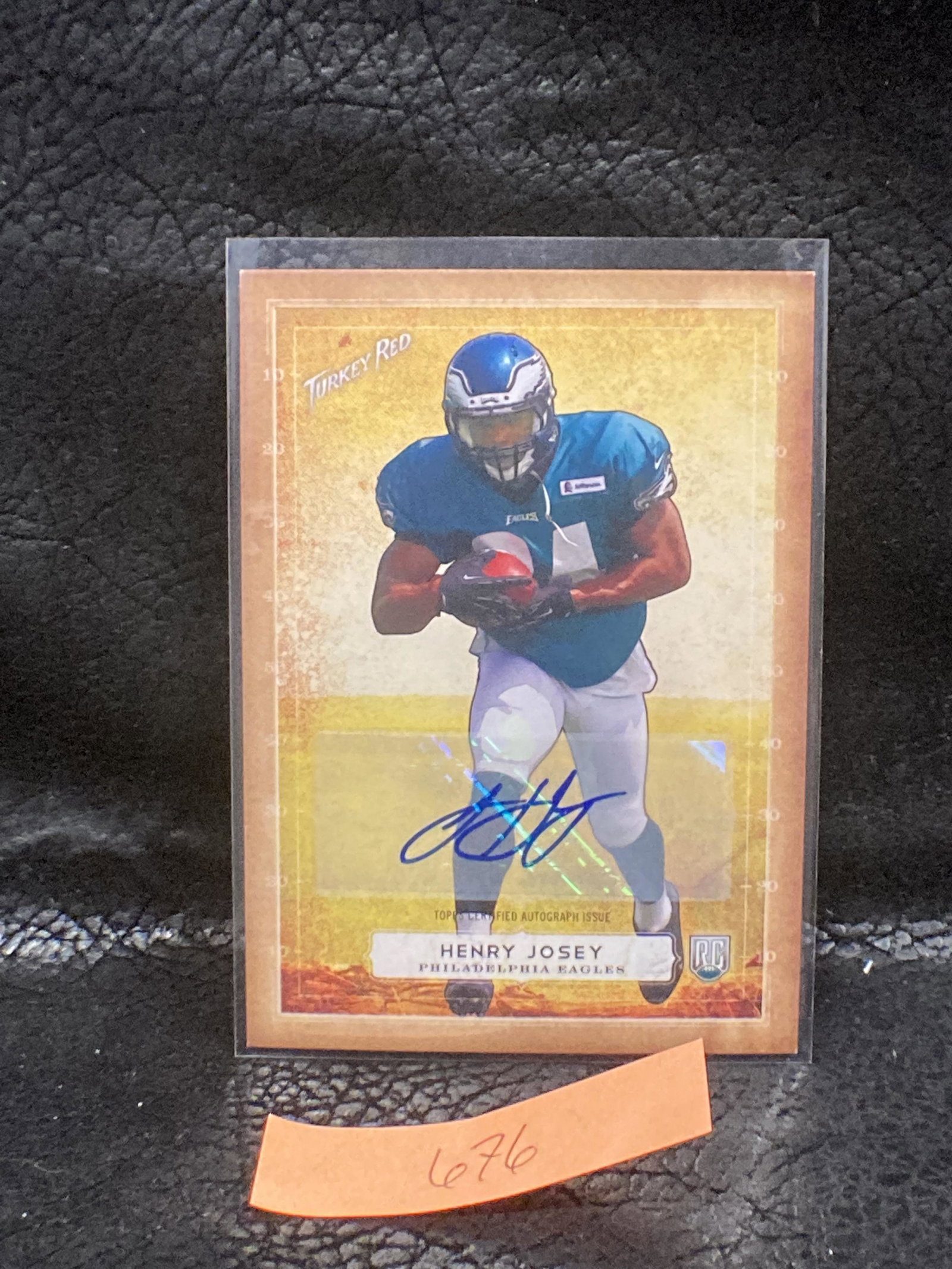 Henry Josey 2014 Topps Turkey Red Rookie Autograph #40 (1 of 2)