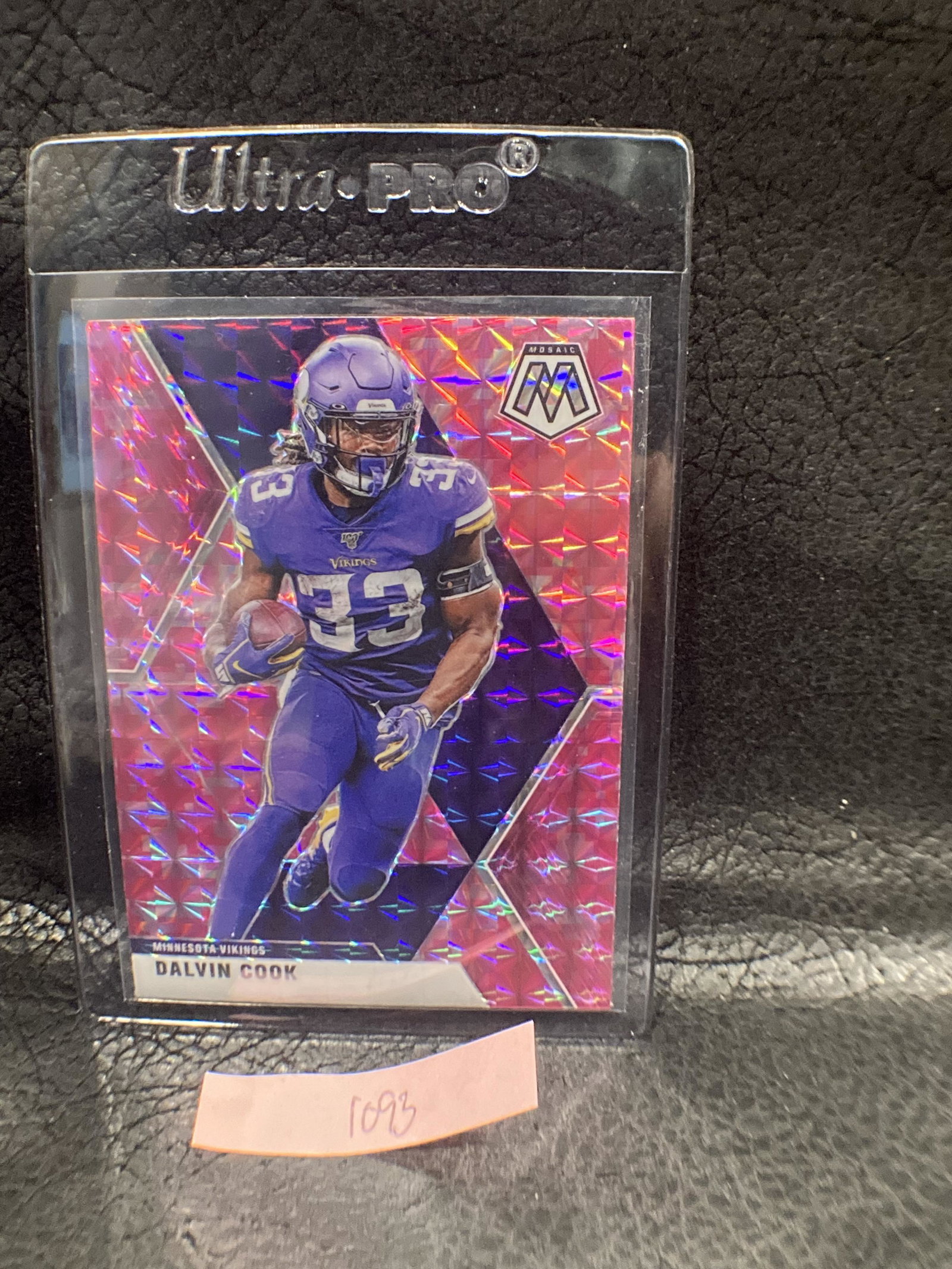 Dalvin Cook 2020 Panini Mosaic #130 Pink Camo Prizm (1 of 2)