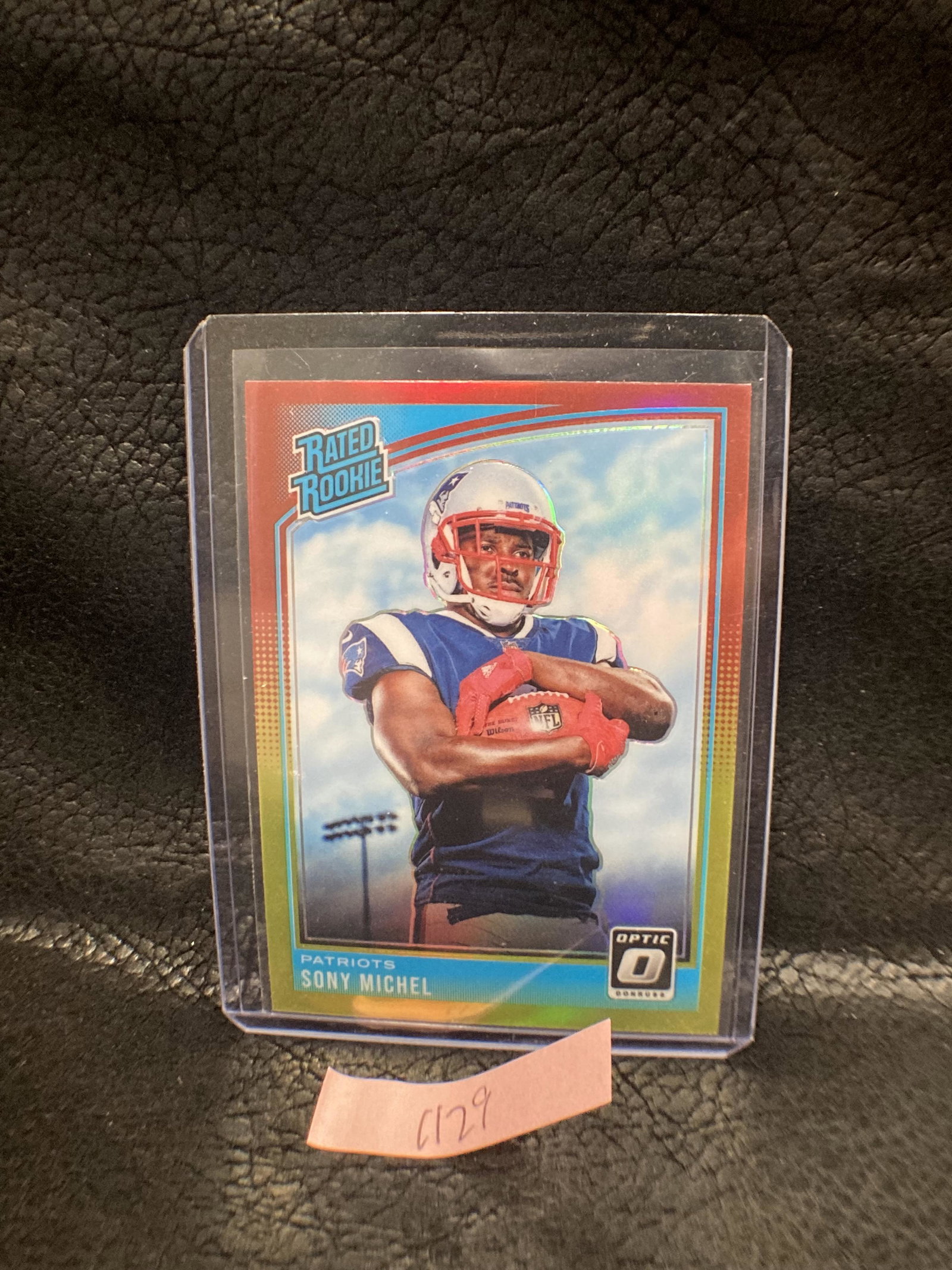Sony Michel Donruss Optic Holo Rated Rookie New England (1 of 2)