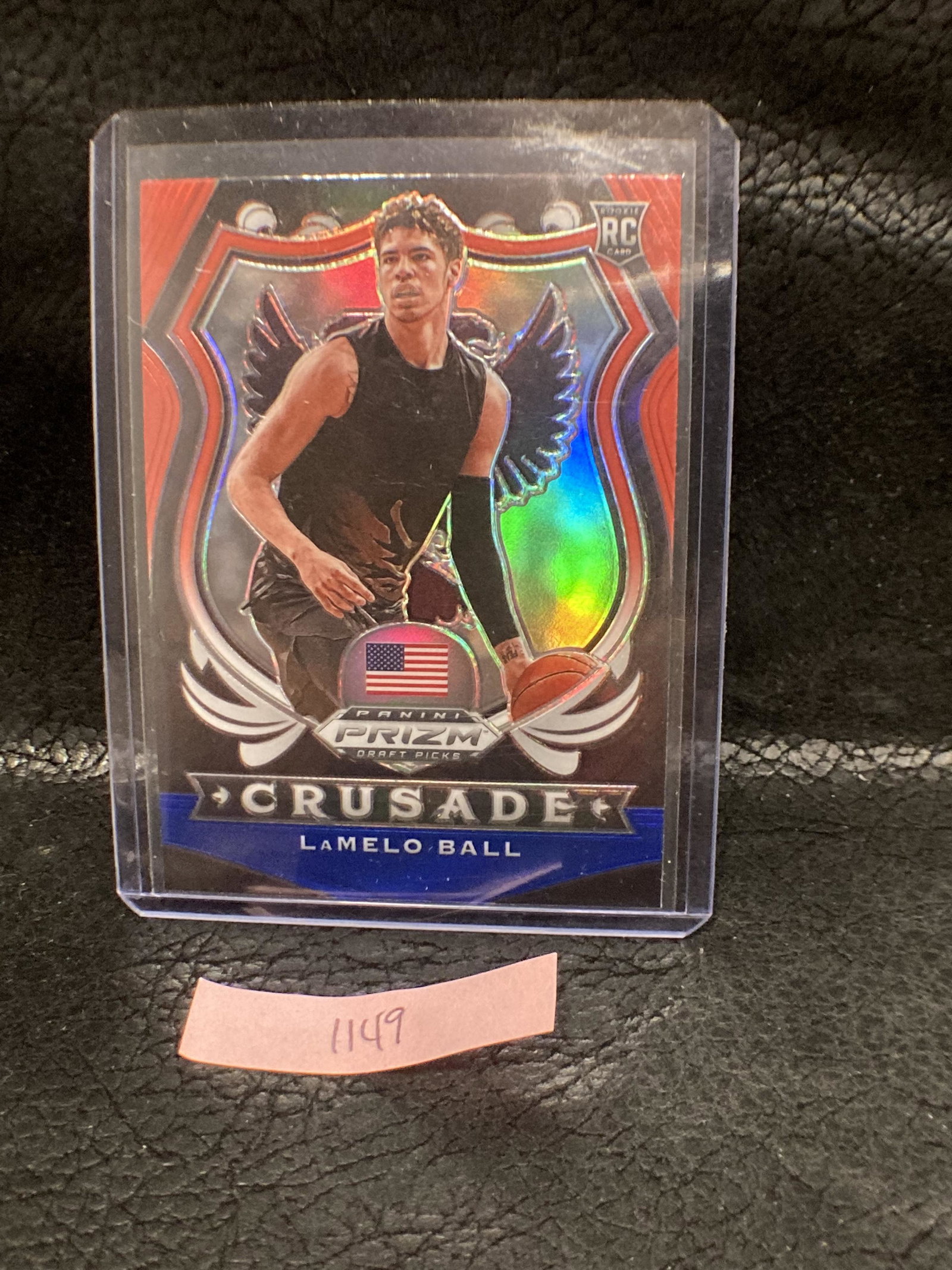 Lamelo Ball 2020 Panini Prizm Dp 83 Crusade Red White (1 of 2)
