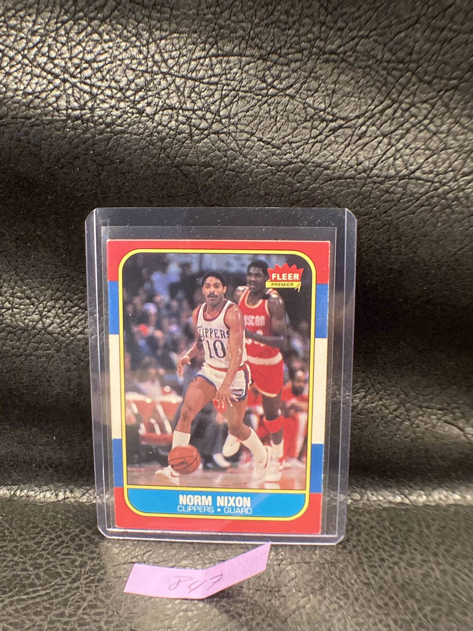Norm Nixon 1986-87 Fleer Basketball #80 Setbreak Hof (1 of 2)