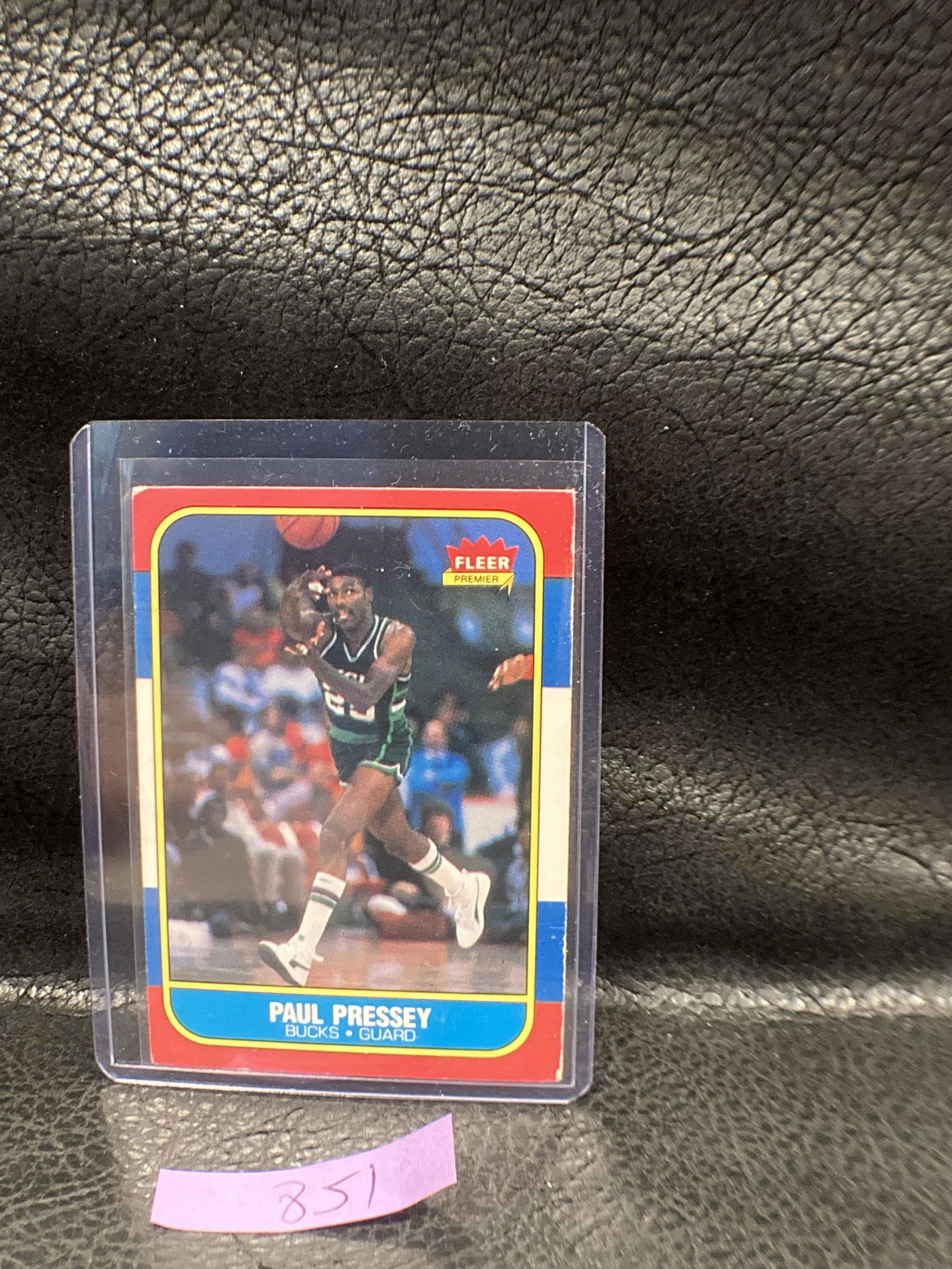 Paul Pressey 1986-87 Fleer Basketball #88 Rookie: Paul Pressey 1986-87 Fleer Basketball #88 Rookie Setbreak