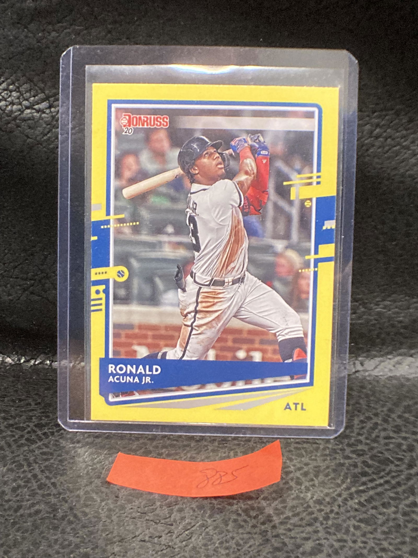 Ronald Acuna Jr. 2020 Donruss Yellow #170 Atlanta (1 of 2)