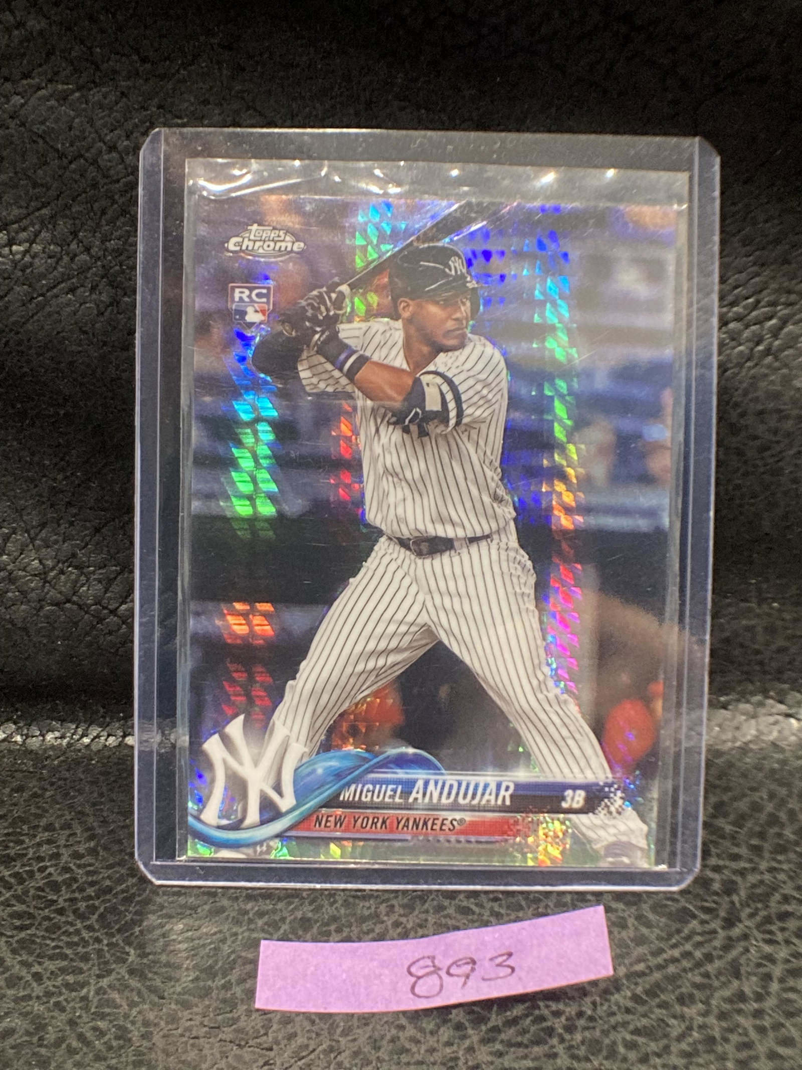 Miguel Andujar 2018 Topps Chrome X-Fractor #14 Rookie (1 of 2)