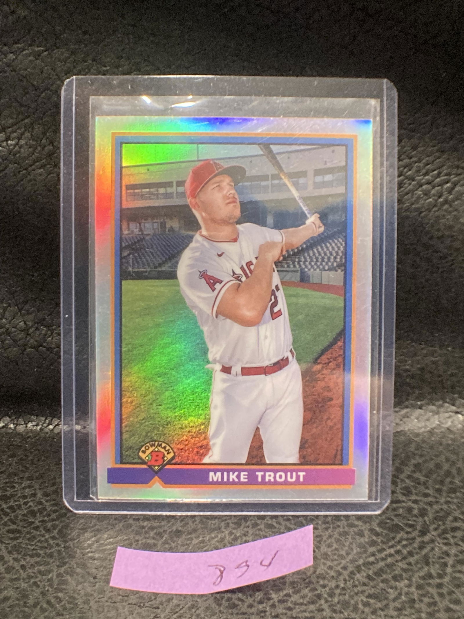 Mike Trout 2021 Bowman Chrome #91B-MT 1991 Retro (1 of 2)