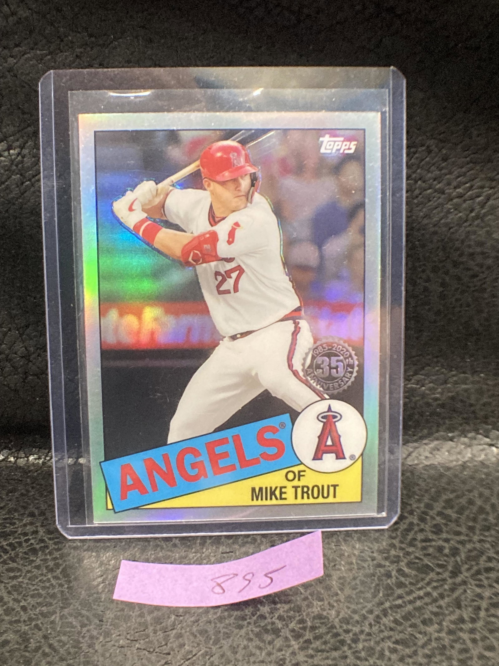 Mike Trout 2020 Topps Chrome Baseball 1985 Topps 35th (1 of 2)