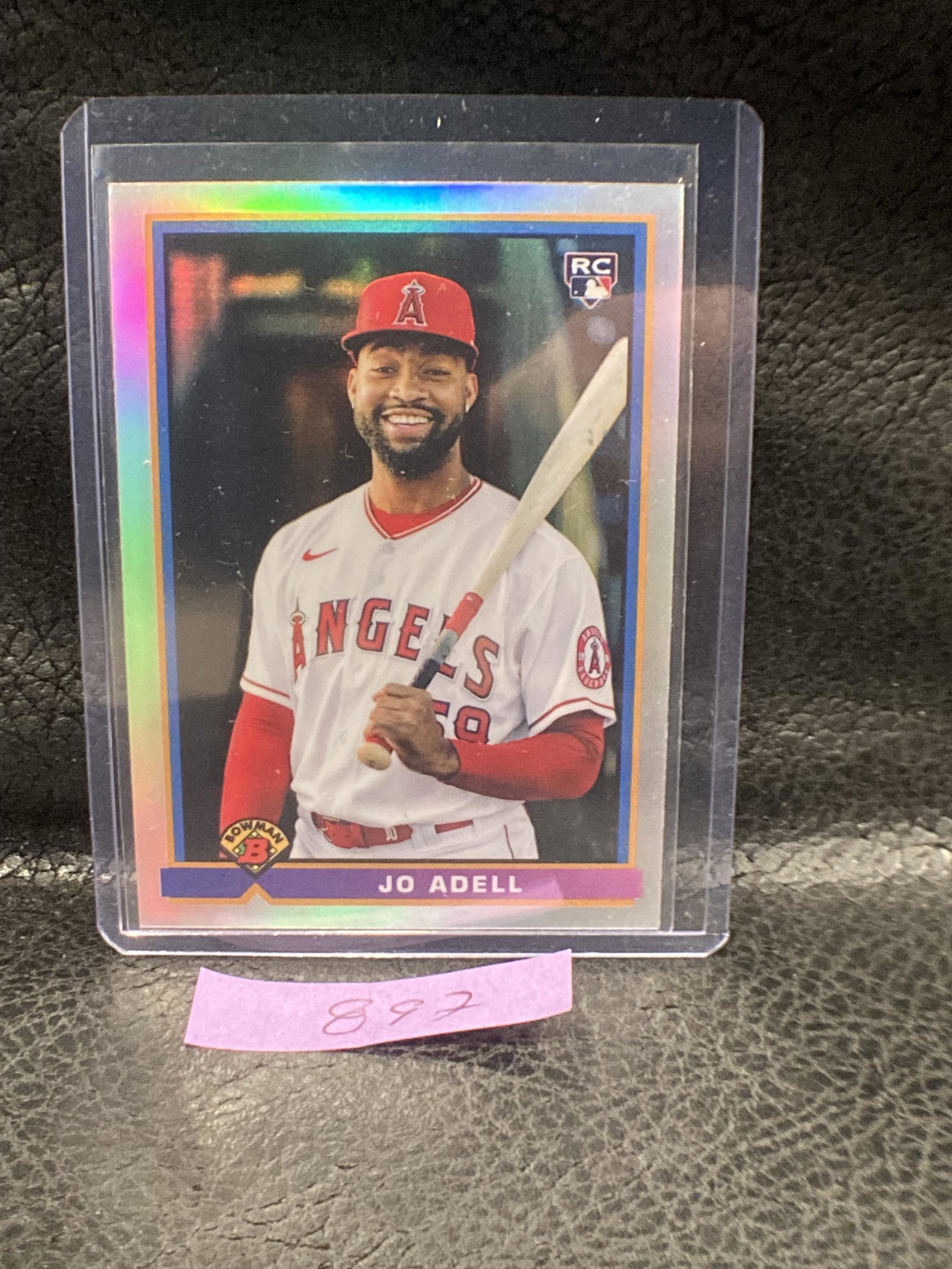 Jo Adell 2021 Bowman Chrome 1991 Throwback Refractor Rc (1 of 2)