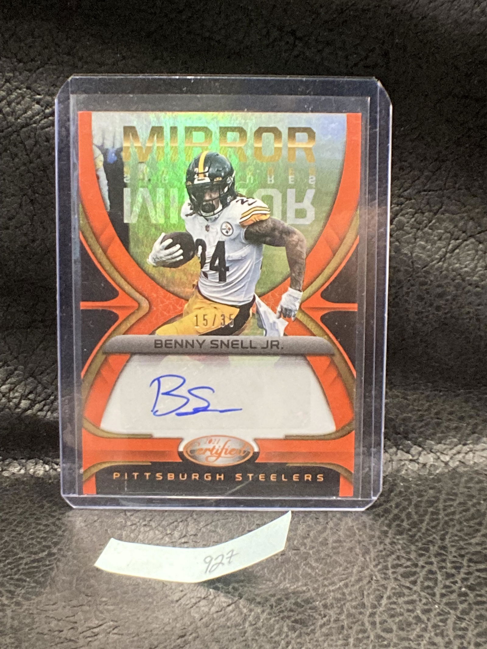 Benny Snell Jr. 2021 Certified Auto /35 Mirror (1 of 2)