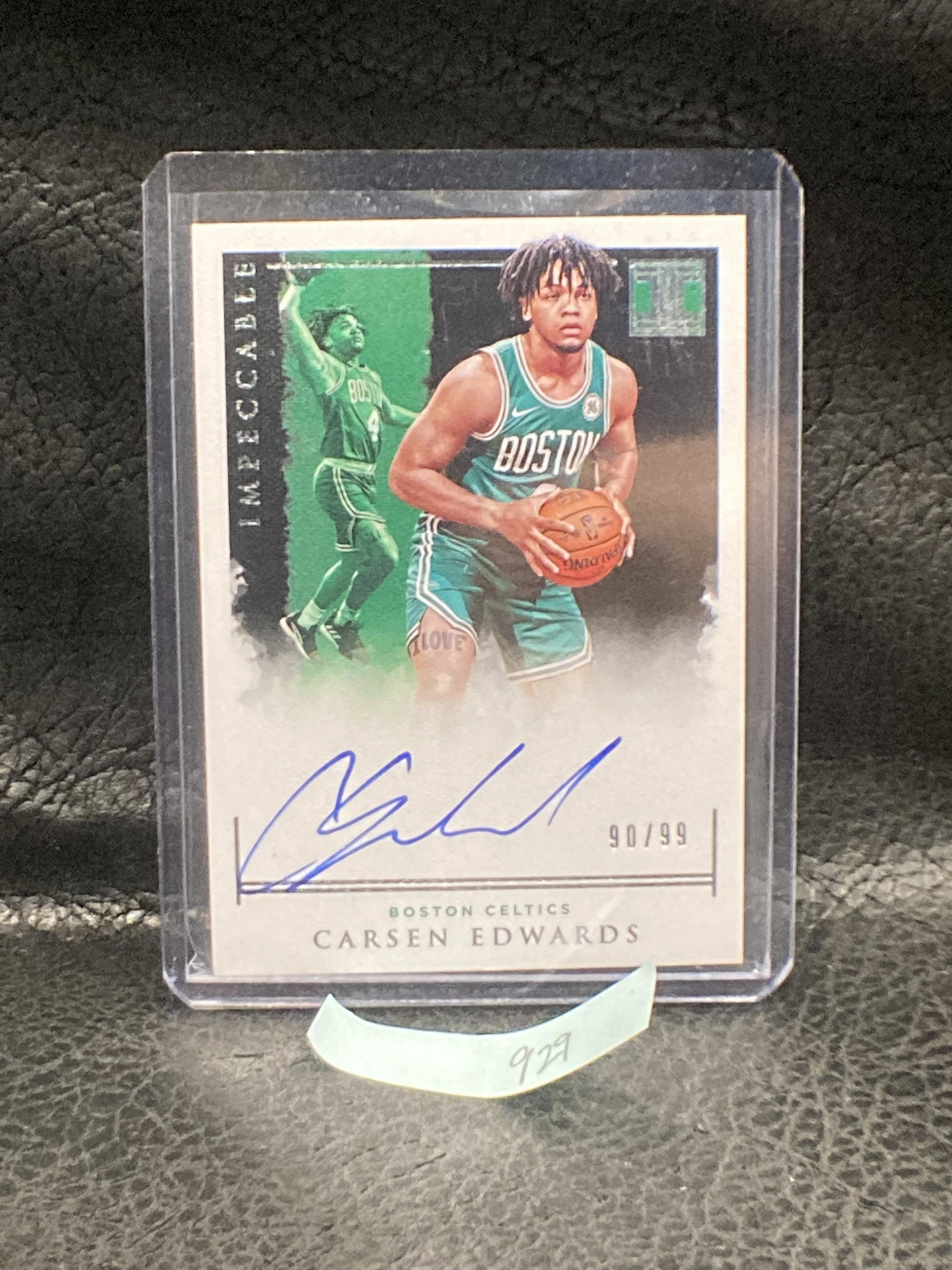 Carsen Edwards 2019-20 Impeccable Rookie Auto Card# (1 of 2)