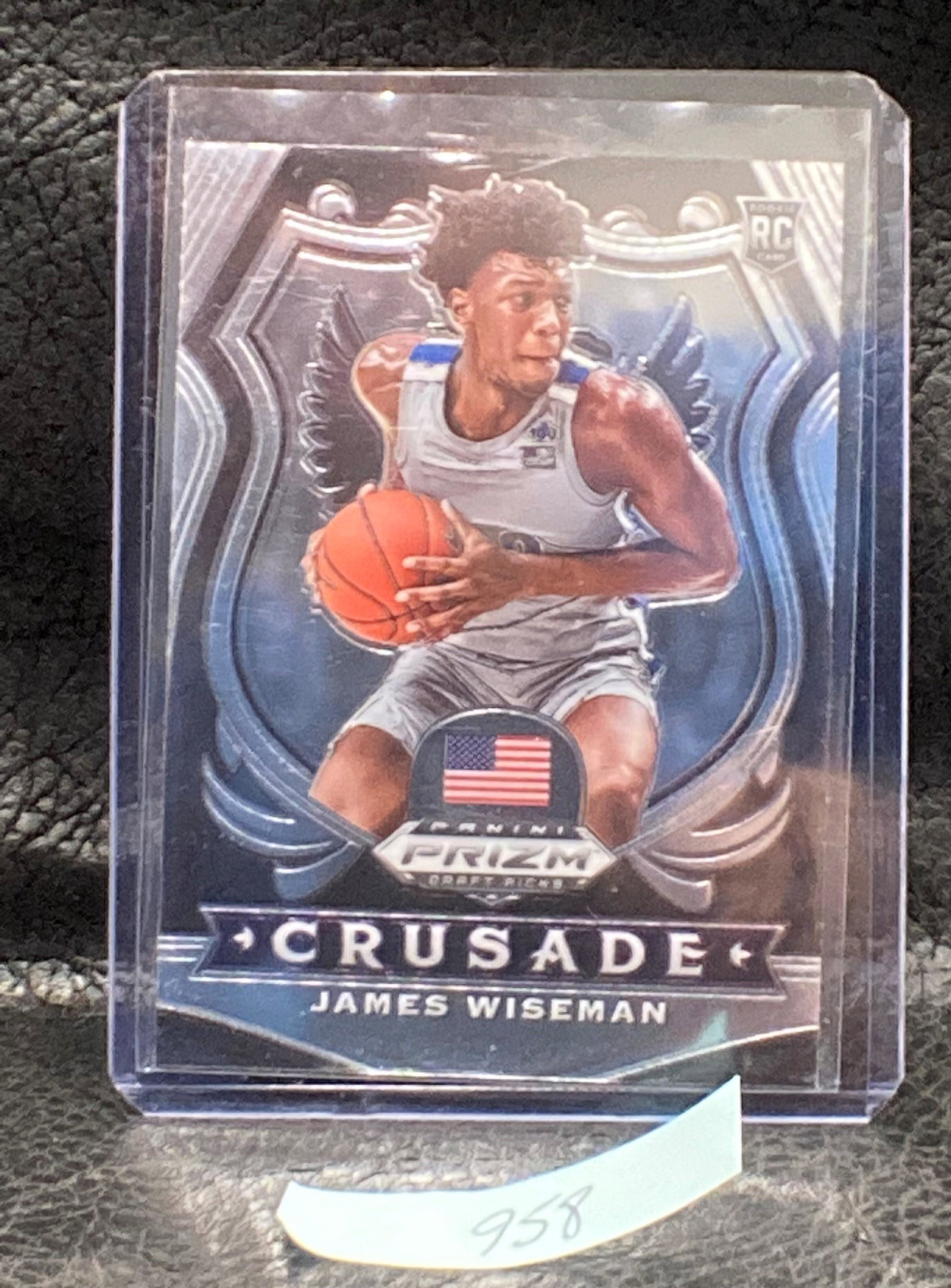 James Wiseman Rc 2020 Prizm Draft Picks Crusade Chrome (1 of 2)