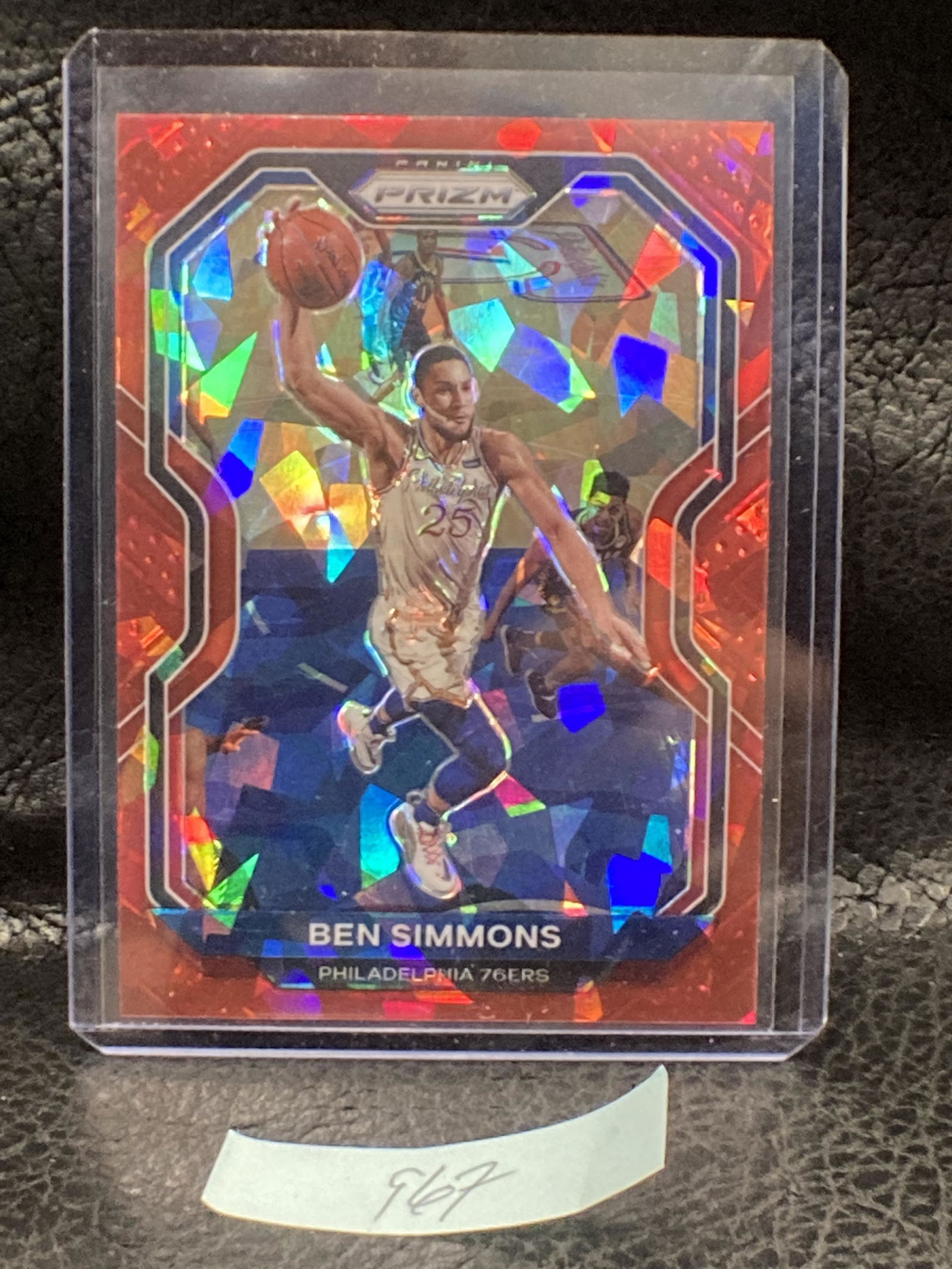 Ben Simmons 2020-21 Panini Prizm Red Cracked Ice Prizm (1 of 2)