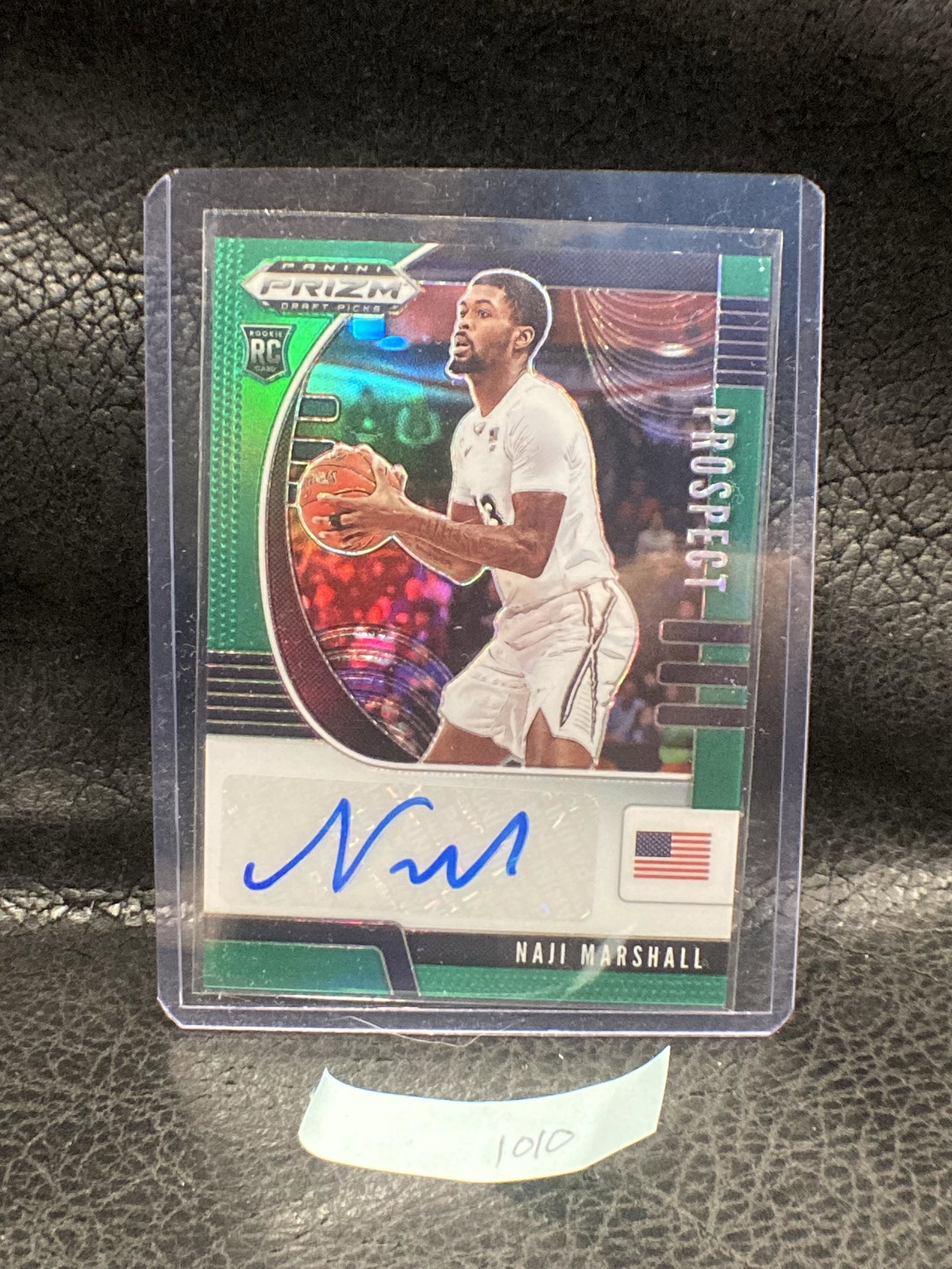 Naji Marshall Green Prizm Auto Rc Rookie Draft Picks (1 of 2)