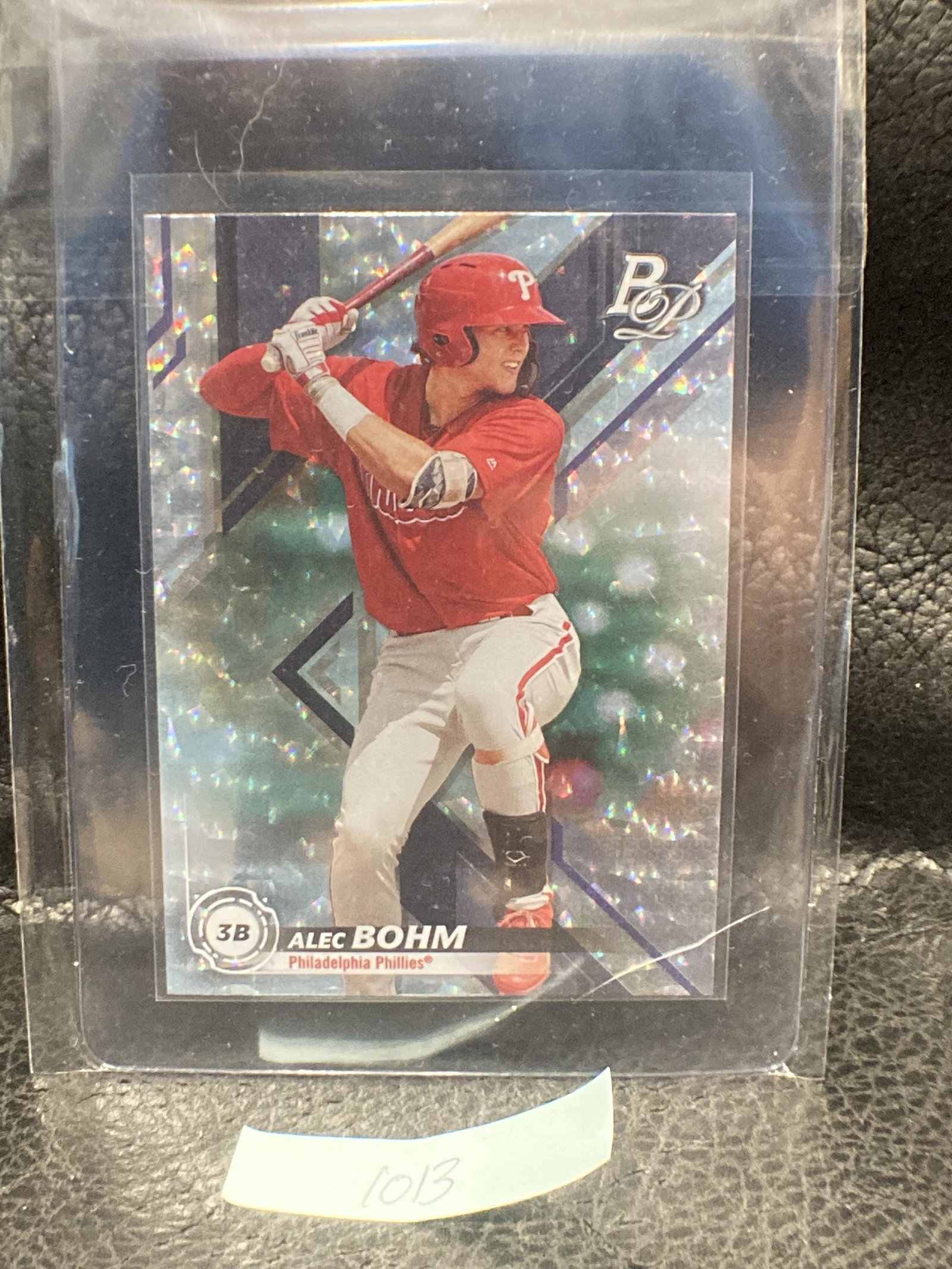 Alec Bohm 2019 Bowman Platinum Ice Rookie #TOP-6 (1 of 2)