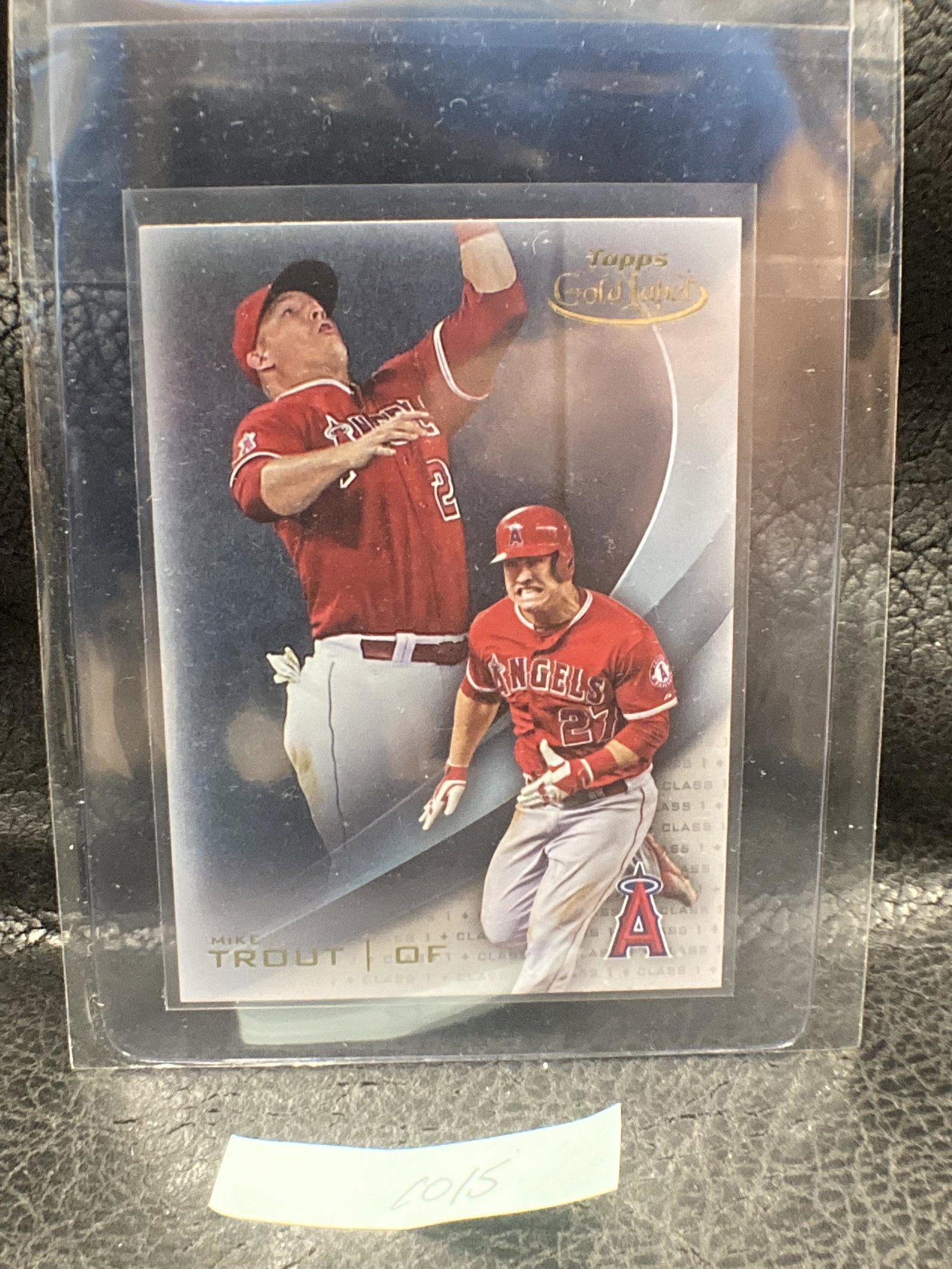 Mike Trout 2016 Topps Gold Label Class 1 Blue #1 Angels (1 of 2)
