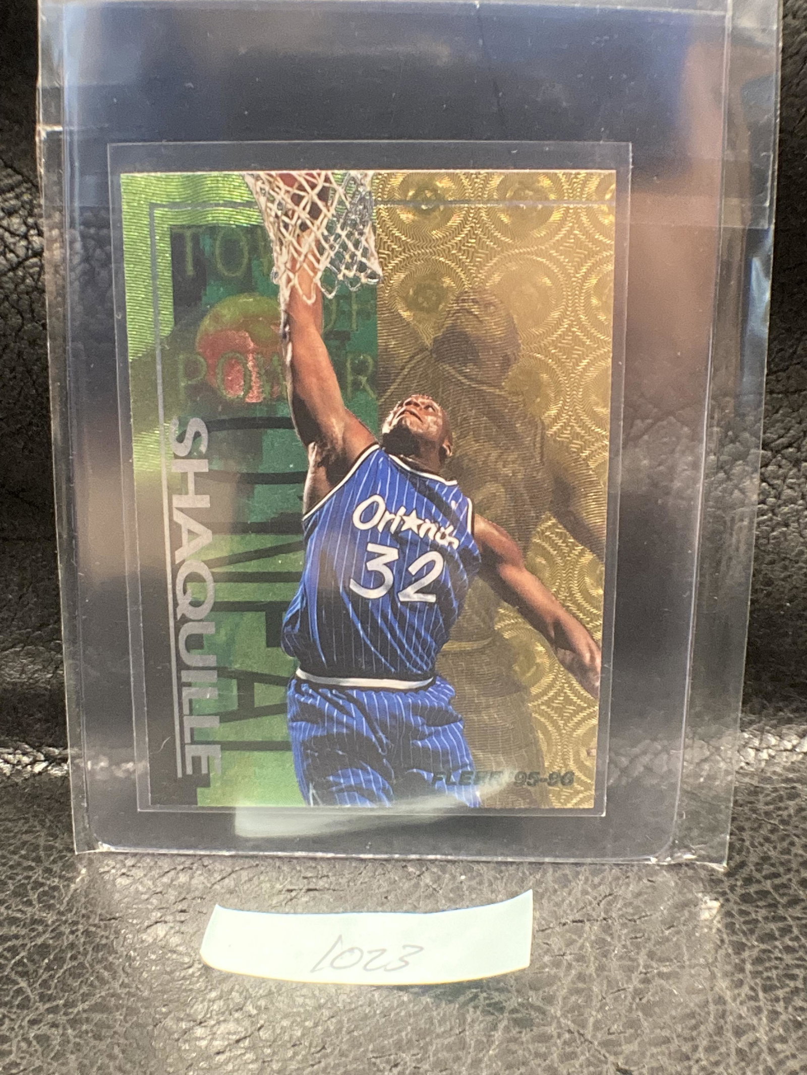 1995 Fleer Shaquille O'neal Tower Of Power #6: 1995 Fleer Shaquille O'neal Tower Of Power #6