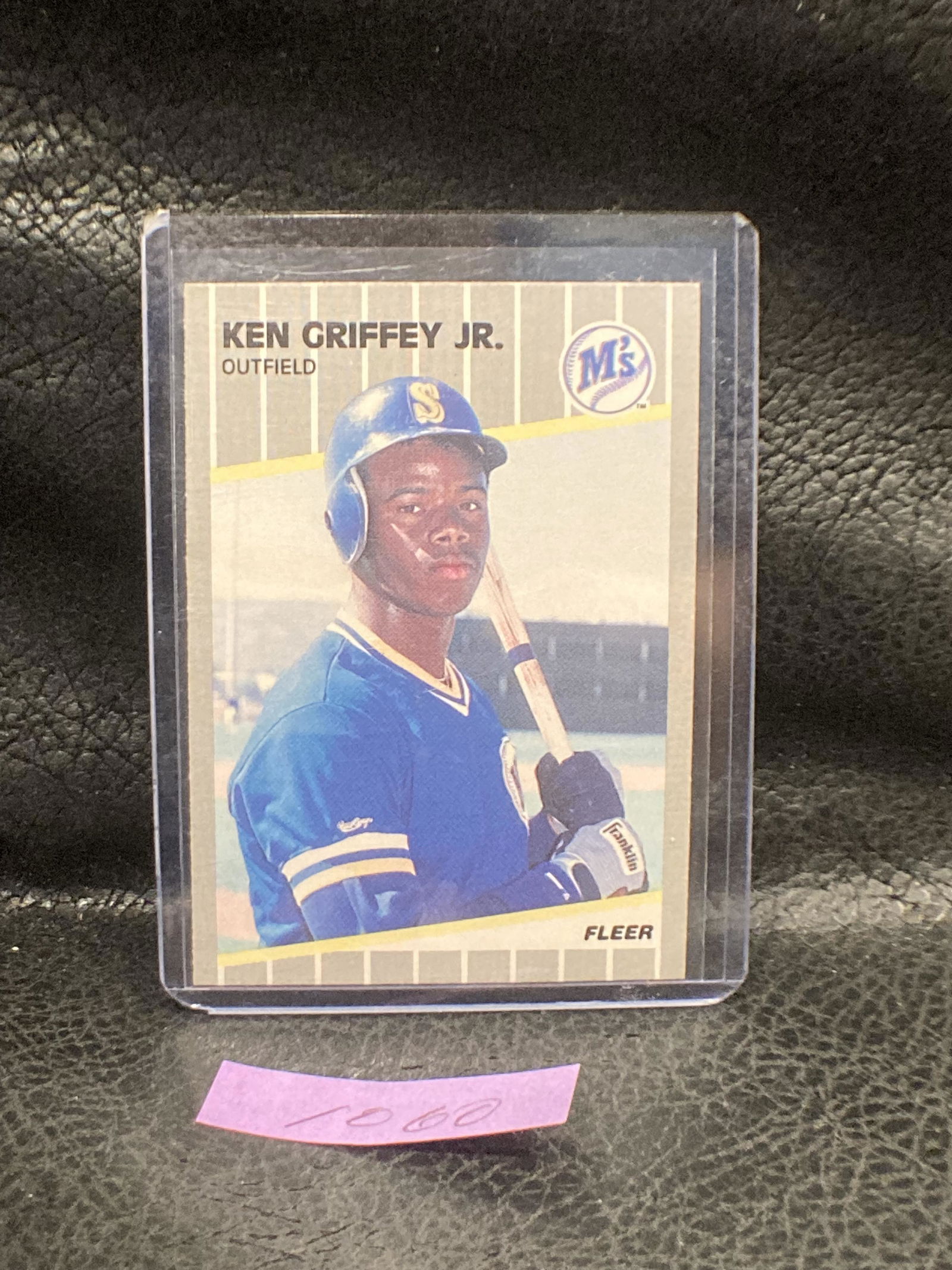 Ken Griffey Jr 1989 Fleer #548 Set Break Mint Rookie (1 of 2)