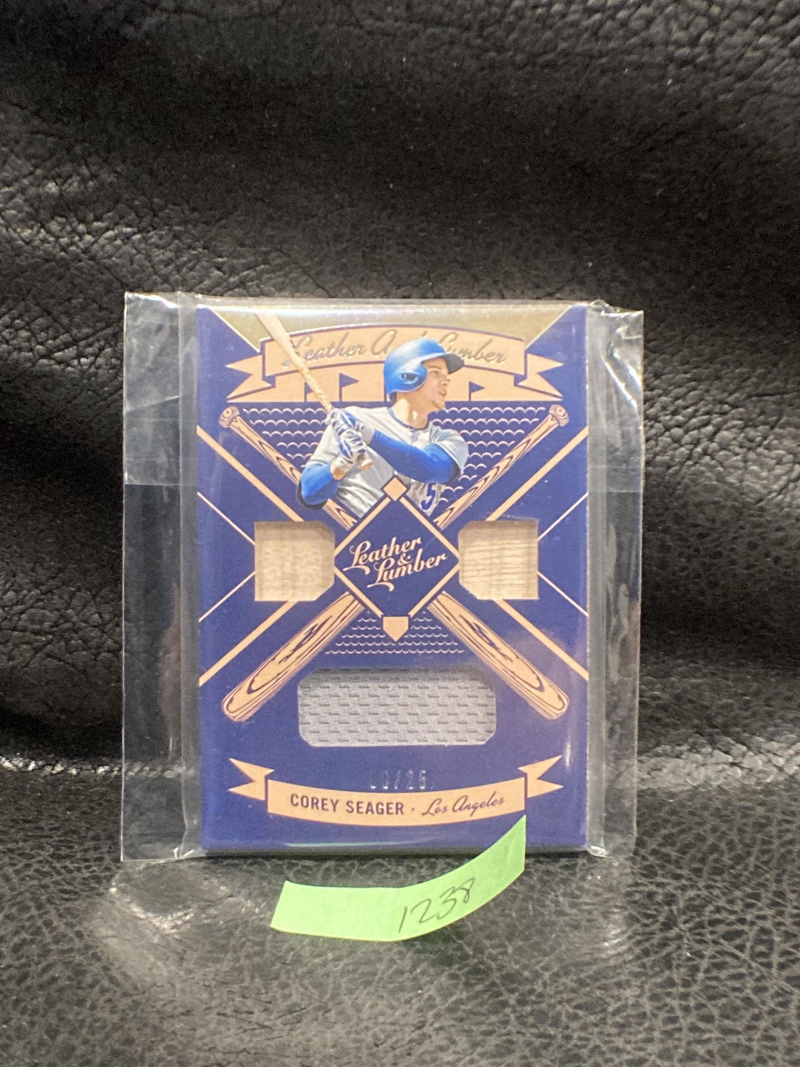 2019 Panini Leather Lumber Leather Lumber Triple Jersey (1 of 2)