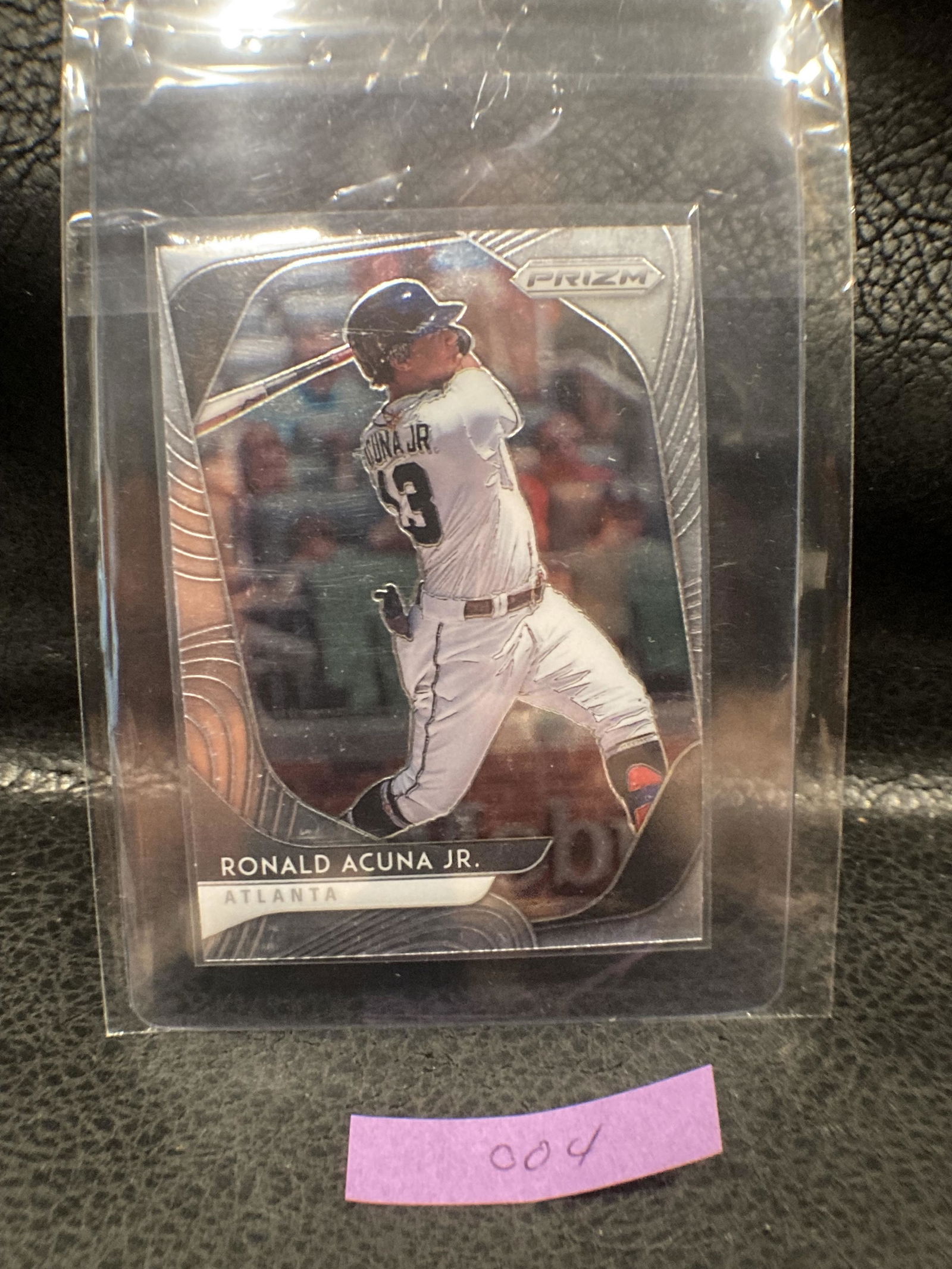Ronald Acuna Jr. Atlanta Braves 2020 Prizm Base Card (1 of 2)