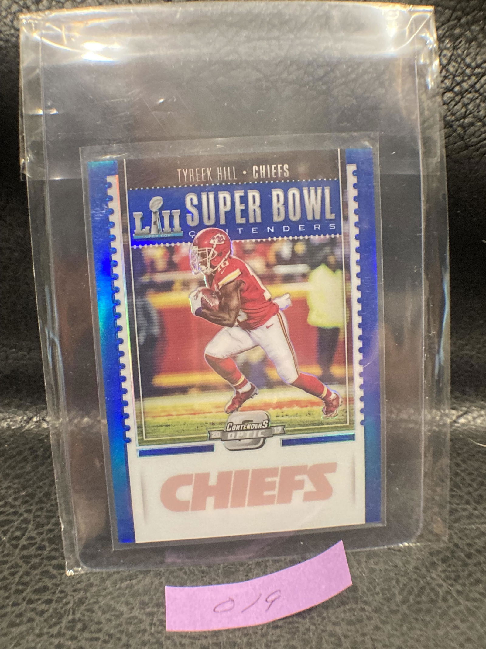 Tyreek Hill 2017 Optic Contenders Super Bowl Blue Sb20 (1 of 2)