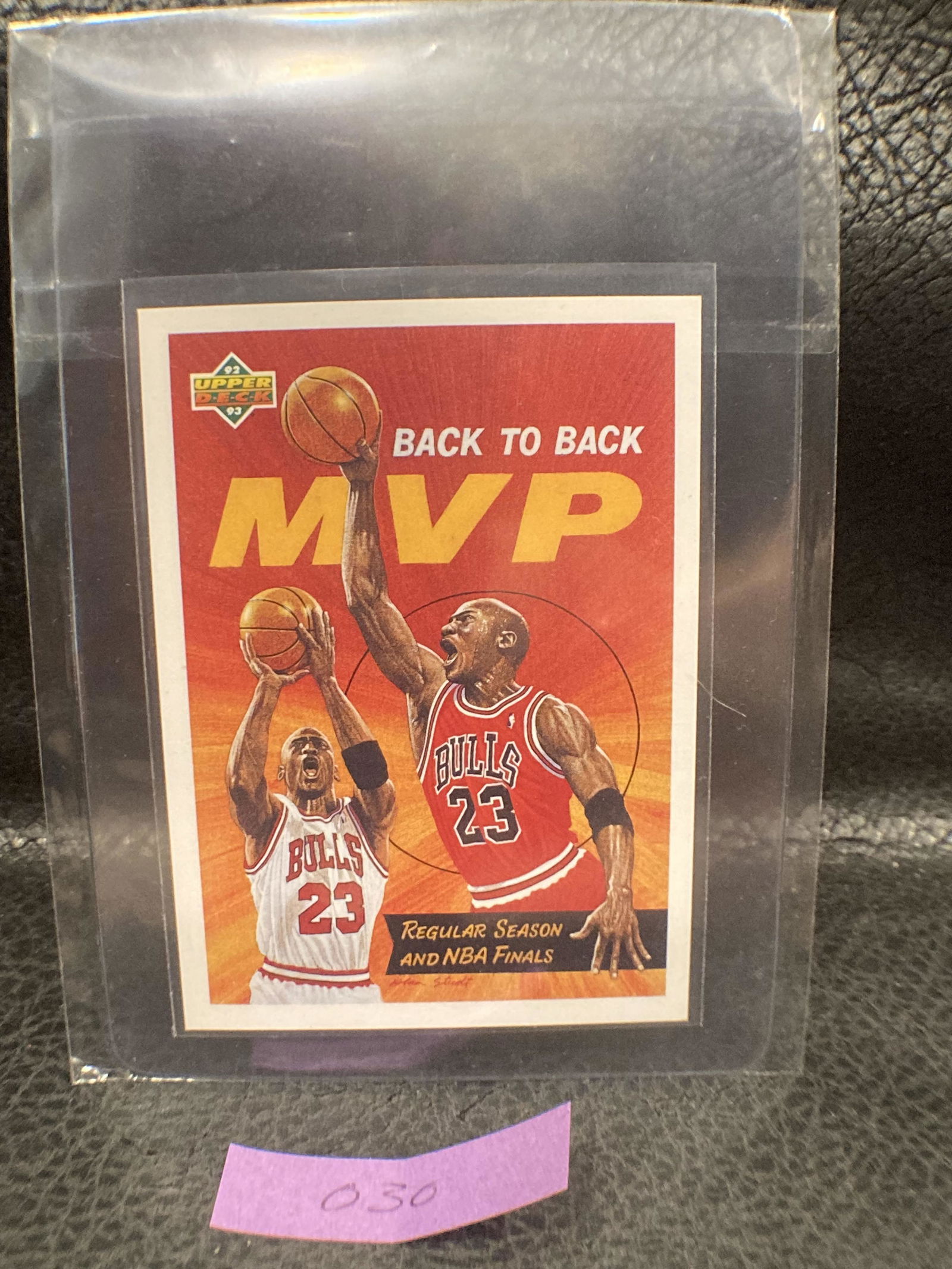 Michael Jordan 1992 Upper Deck Mvp #67 Bulls Hof (1 of 2)