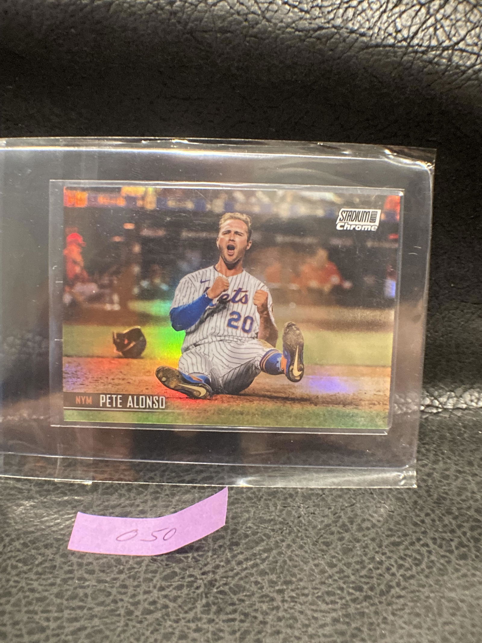 Pete Alonso Sp Chrome Refractor 2021 Topps Stadium Club (1 of 2)