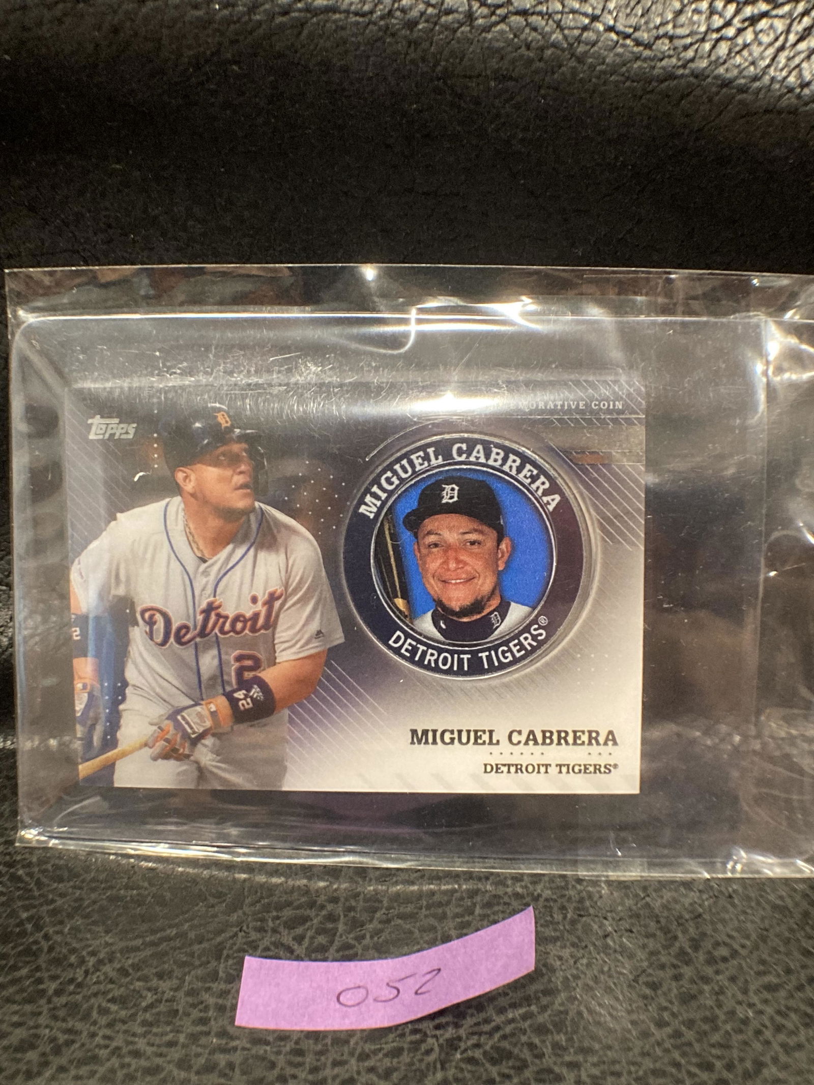 Miguel Cabrera 2020 Topps Series 2 Commemorative Coin (1 of 2)