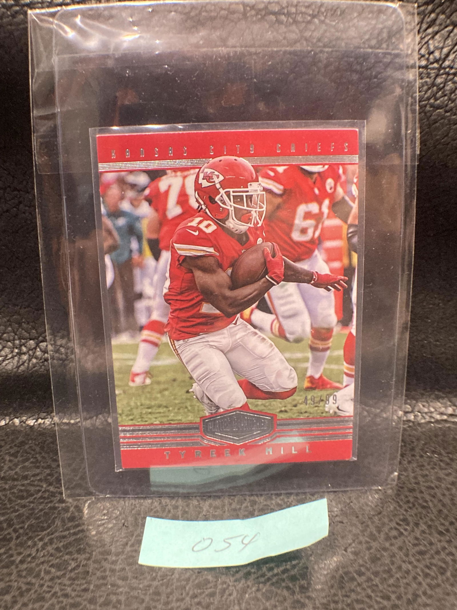 Tyreek Hill 2017 Plates & Patches /99 #99 Chiefs (1 of 2)