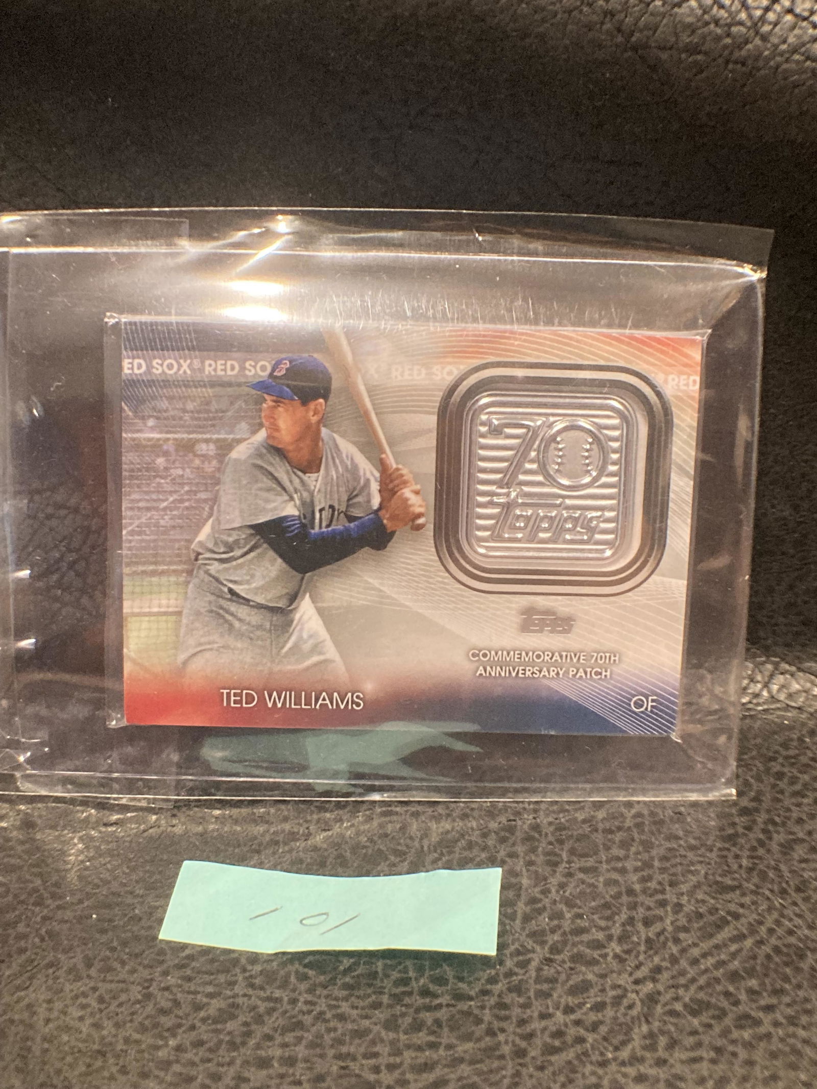 Ted Williams 2021 Topps Series 2 70th Anniversary Patch (1 of 2)