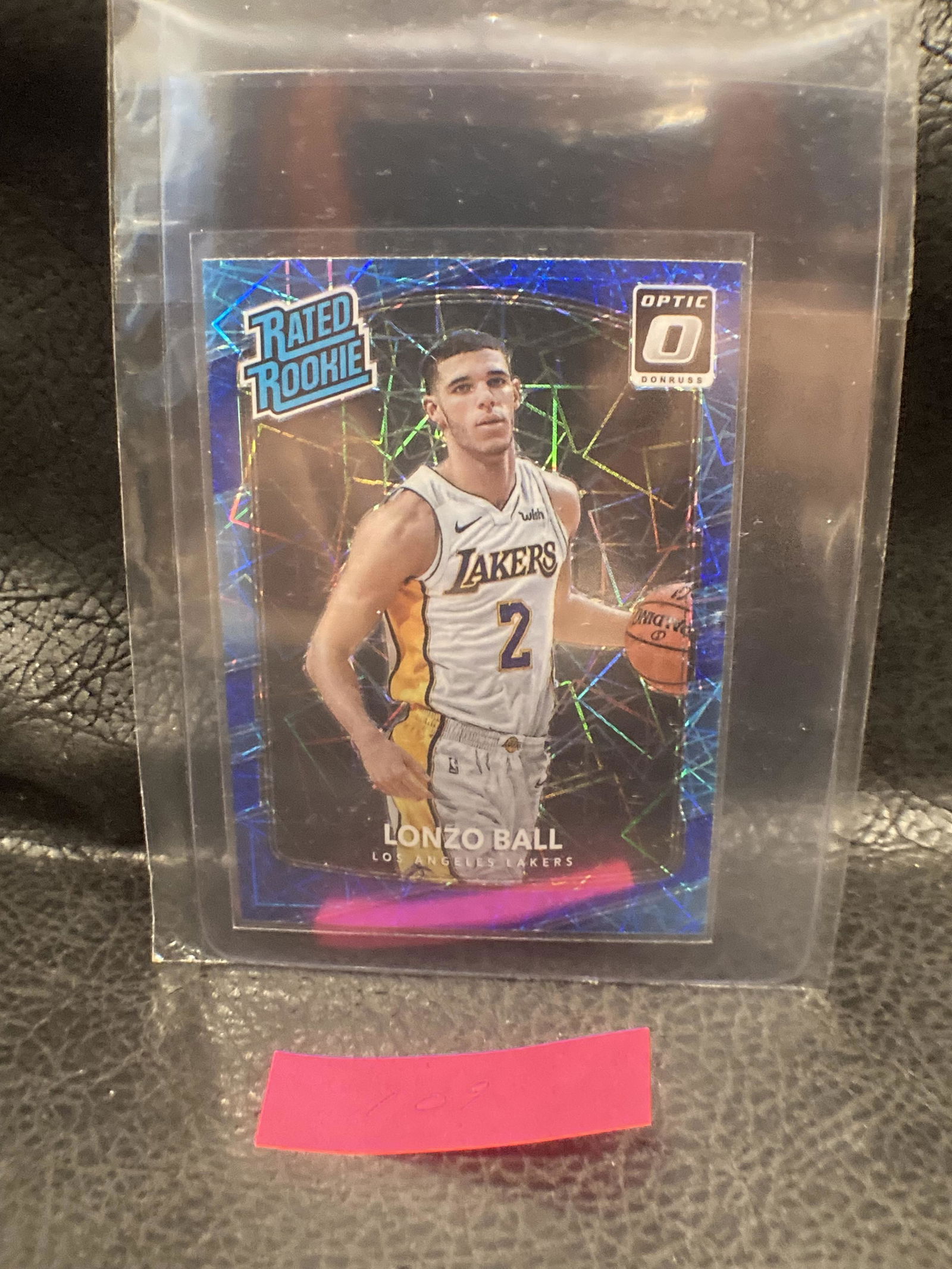 Lonzo Ball 2017 Donruss Optic Blue Velocity Rated (1 of 2)