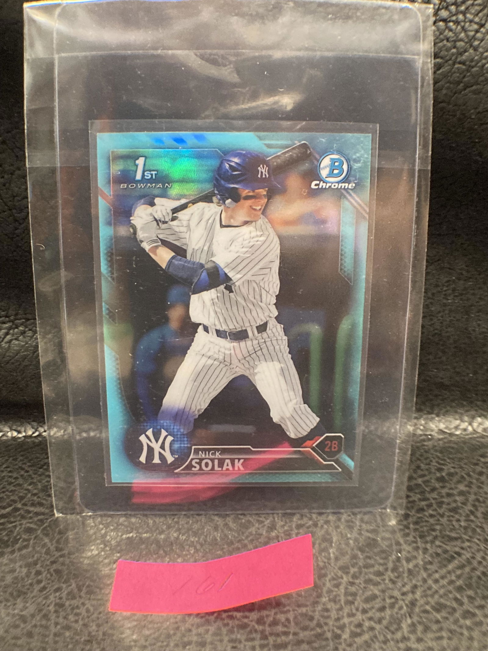Nick Solak 2016 Bowman Chrome 1st Prospect Sky Blue (1 of 2)