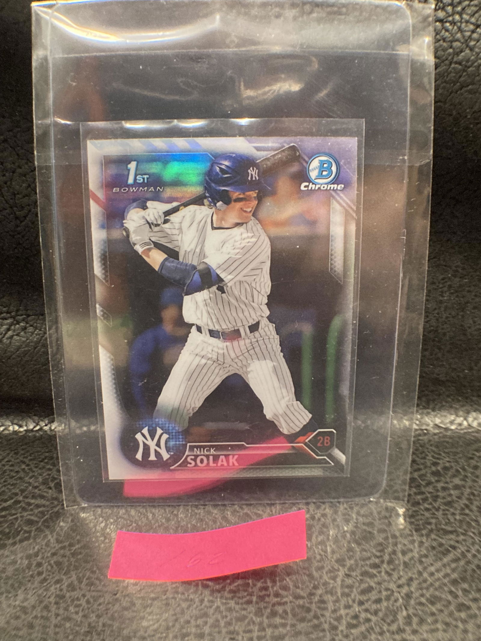 Nick Solak 2016 Bowman Chrome Refractor 1st Bowman (1 of 2)