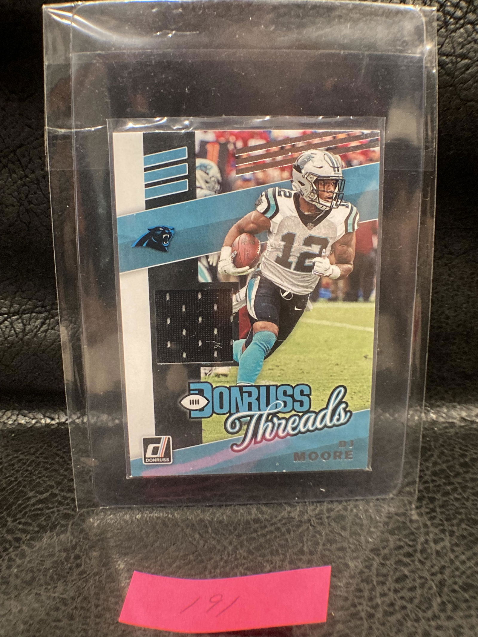 Dj Moore 2019 Donruss Threads Jersey Relic Carolina (1 of 2)