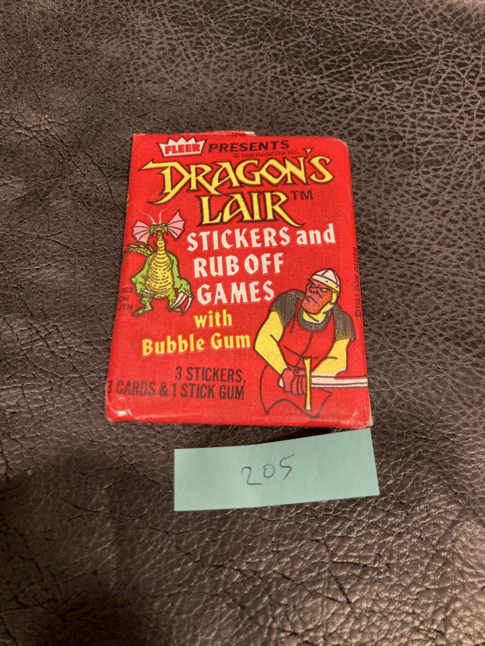 Vintage 1983 Fleer Dragons Lair Trading Cards Unopened (1 of 2)