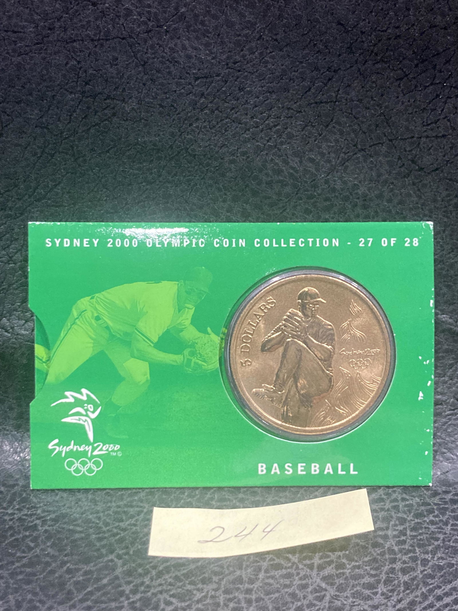 Baseball Sydney Olympic 2000 Austral $5 Coin (1 of 4)