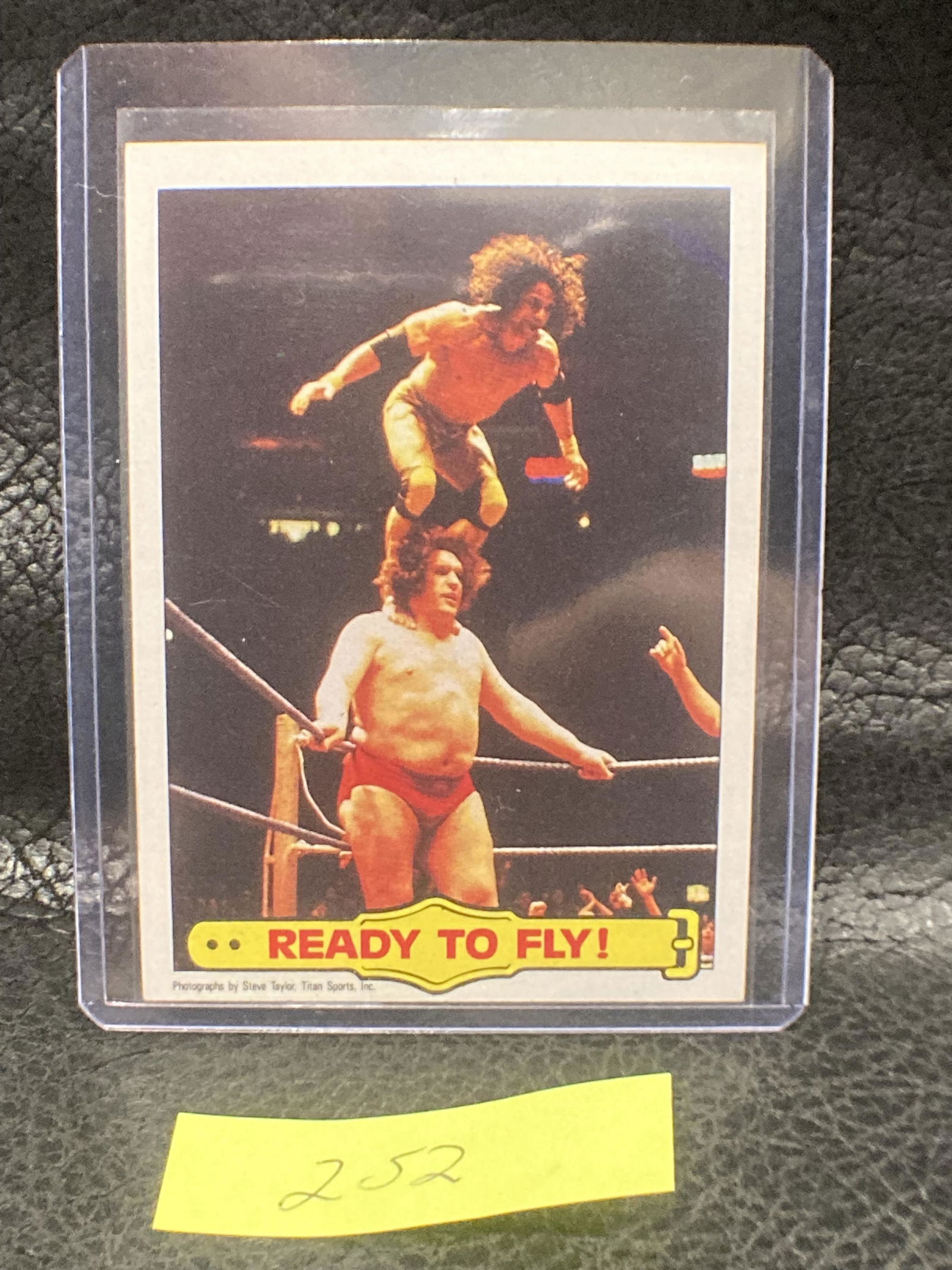 Andre The Giant Snuka Ready To Fly 1985 Topps Wwf (1 of 2)