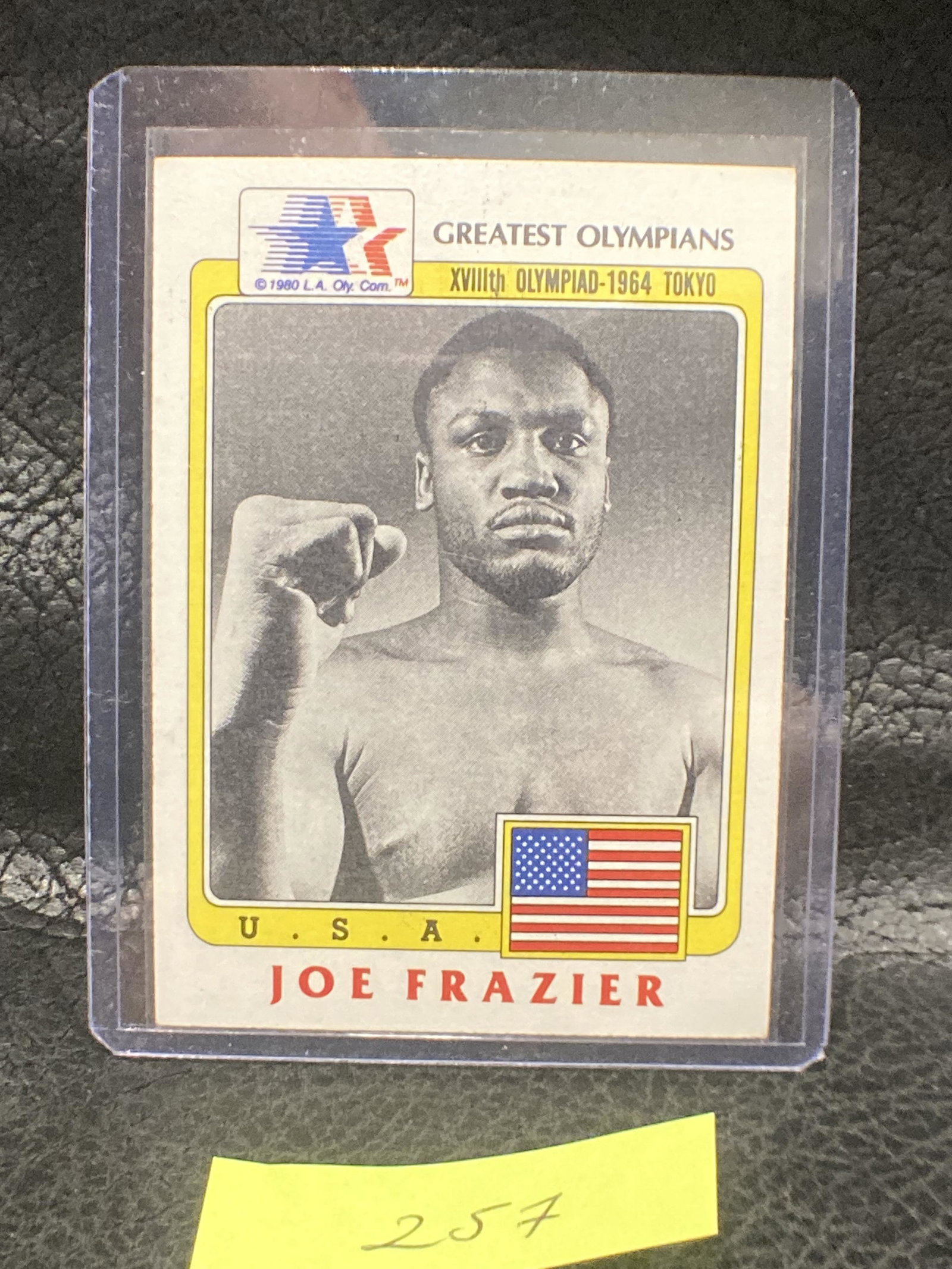 Joe Frazier 1983 Topps History's Greatest Olympians: Joe Frazier 1983 Topps History's Greatest Olympians Card #98