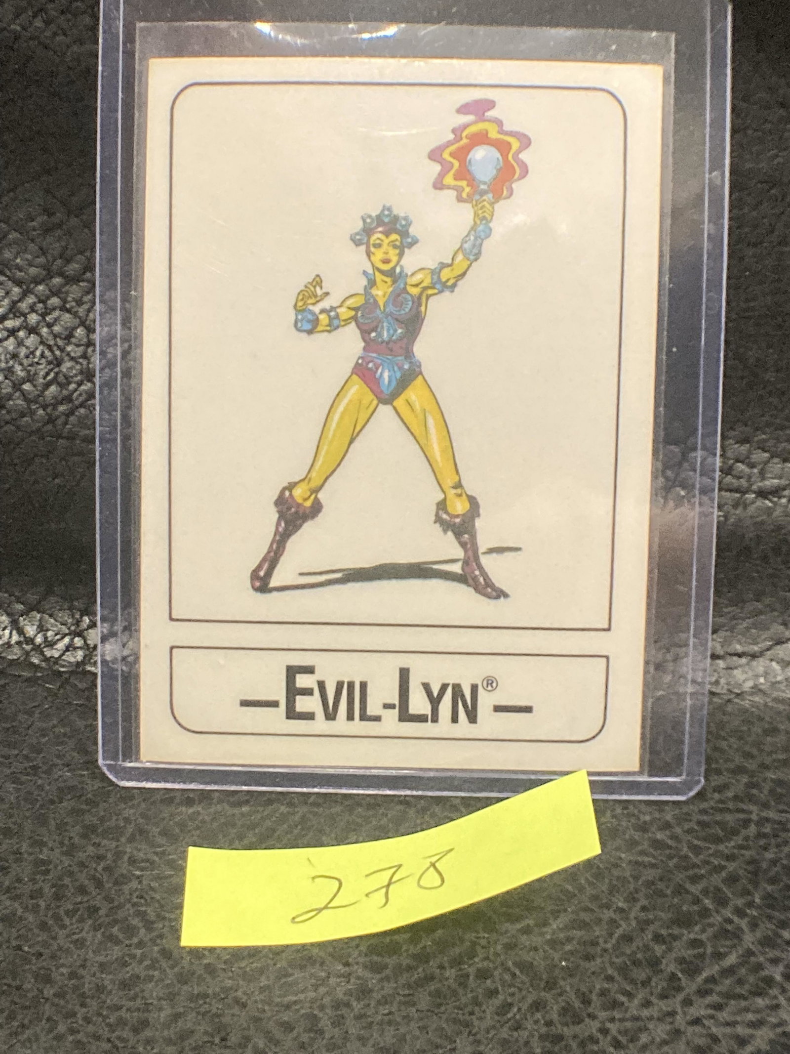 1985 Mattel Wonder Bread Masters Of The Universe Evil: 1985 Mattel Wonder Bread Masters Of The Universe Evil Lyn Card Rare