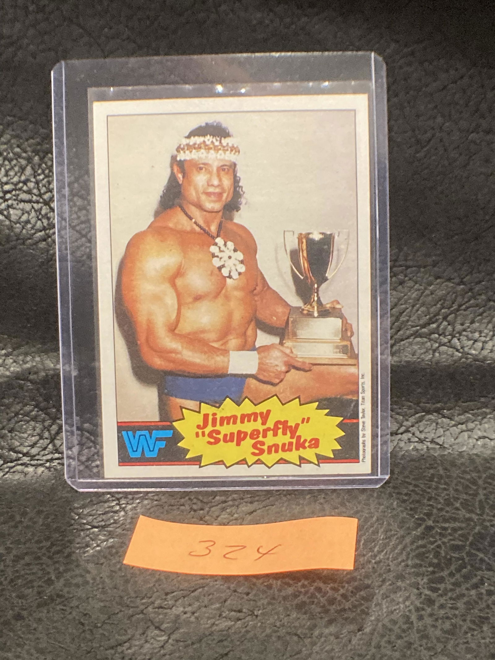 Jimmy Superfly Snuka - 1985 Topps Wwf Pro Wresting (1 of 2)