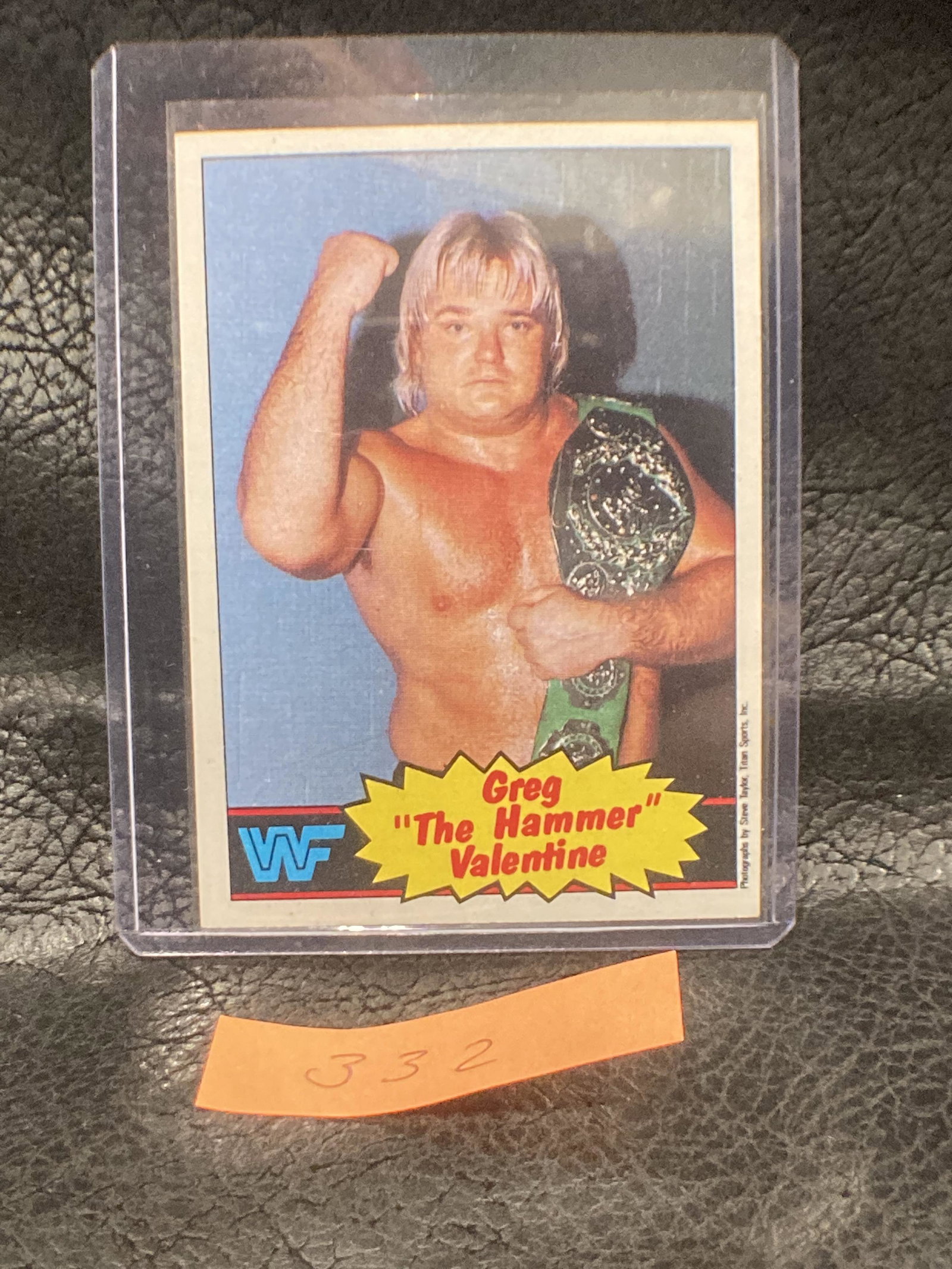 1985 Topps Wwf Wwe Greg Valentine Greg The Hammer: 1985 Topps Wwf Wwe Greg Valentine Greg The Hammer Valentine #9