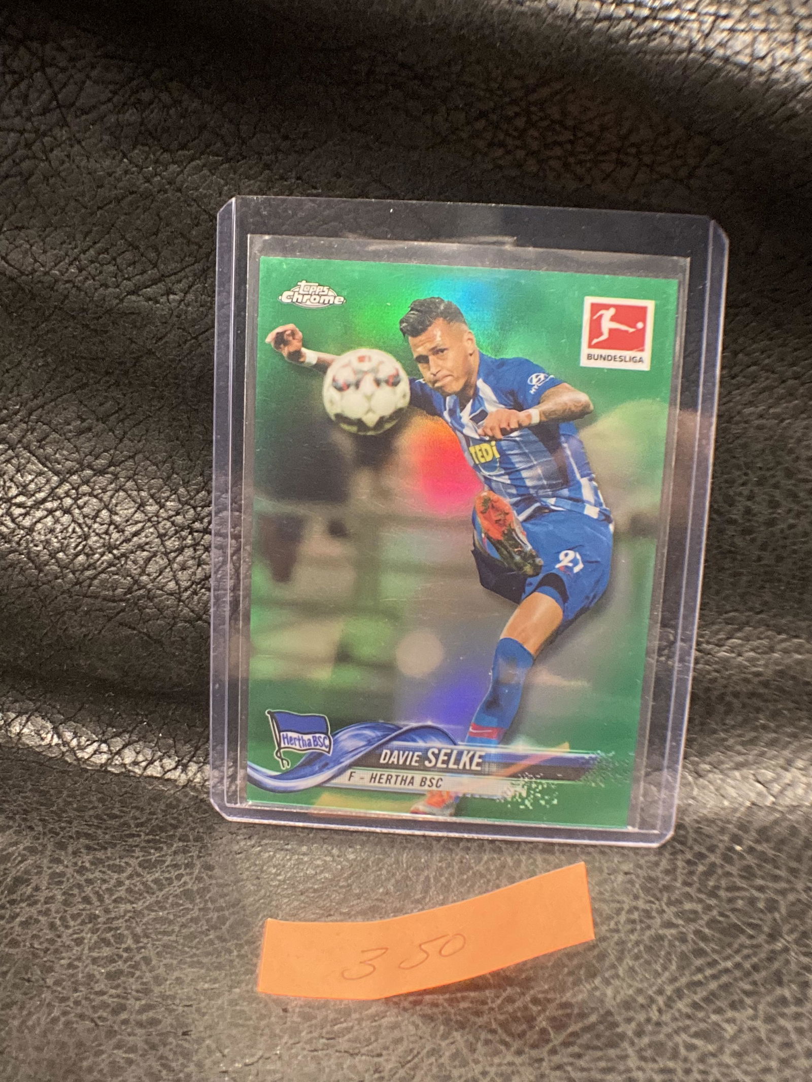 2019 Davie Selke /99 Topps Chrome Bundesliga Green (1 of 2)