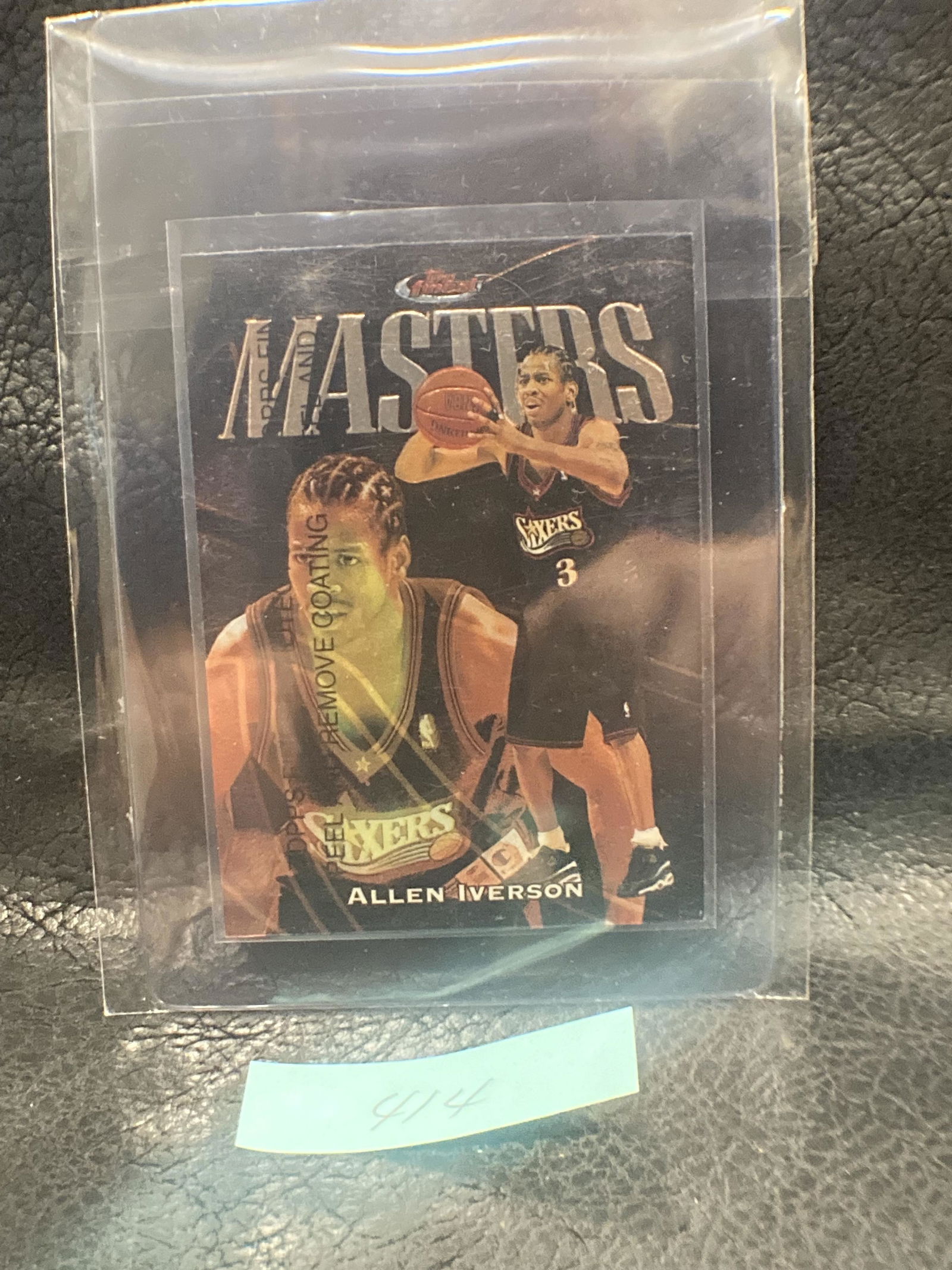 Allen Iverson 1997/98 Topps Finest Masters #183 Insert (1 of 2)