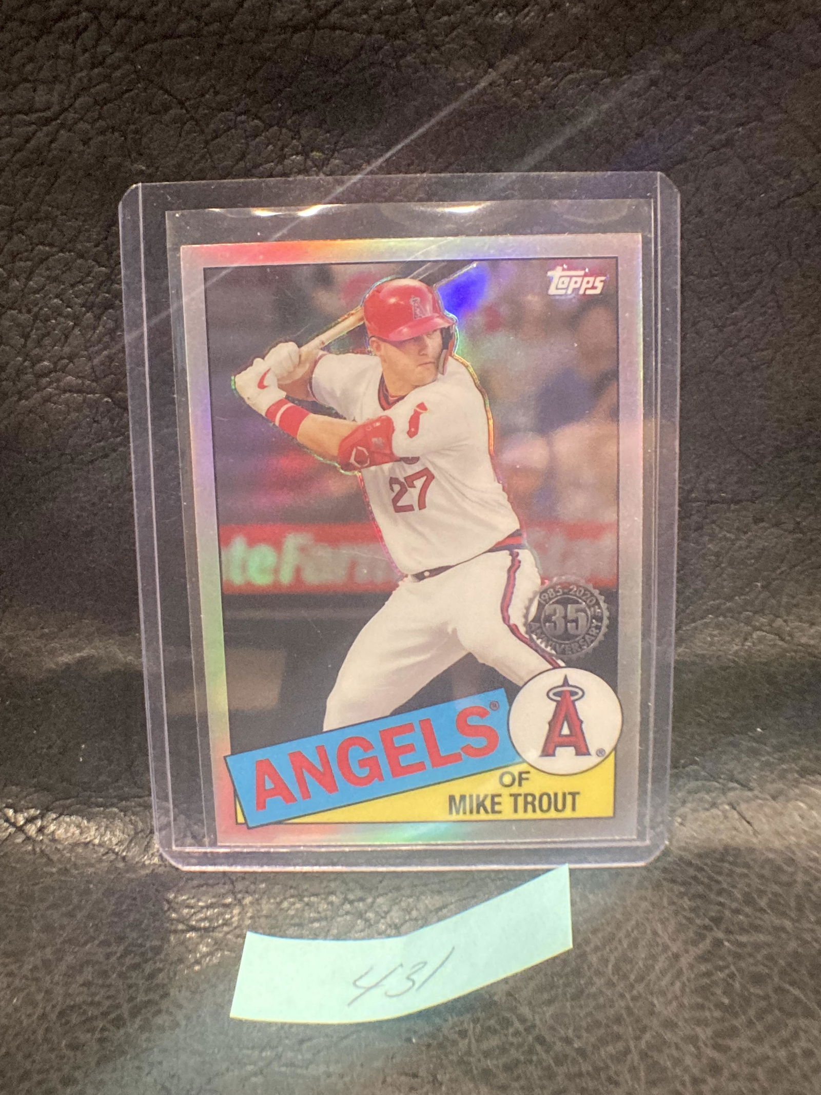 Mike Trout 2020 Topps Chrome #85TC-1 1985 35th (1 of 2)