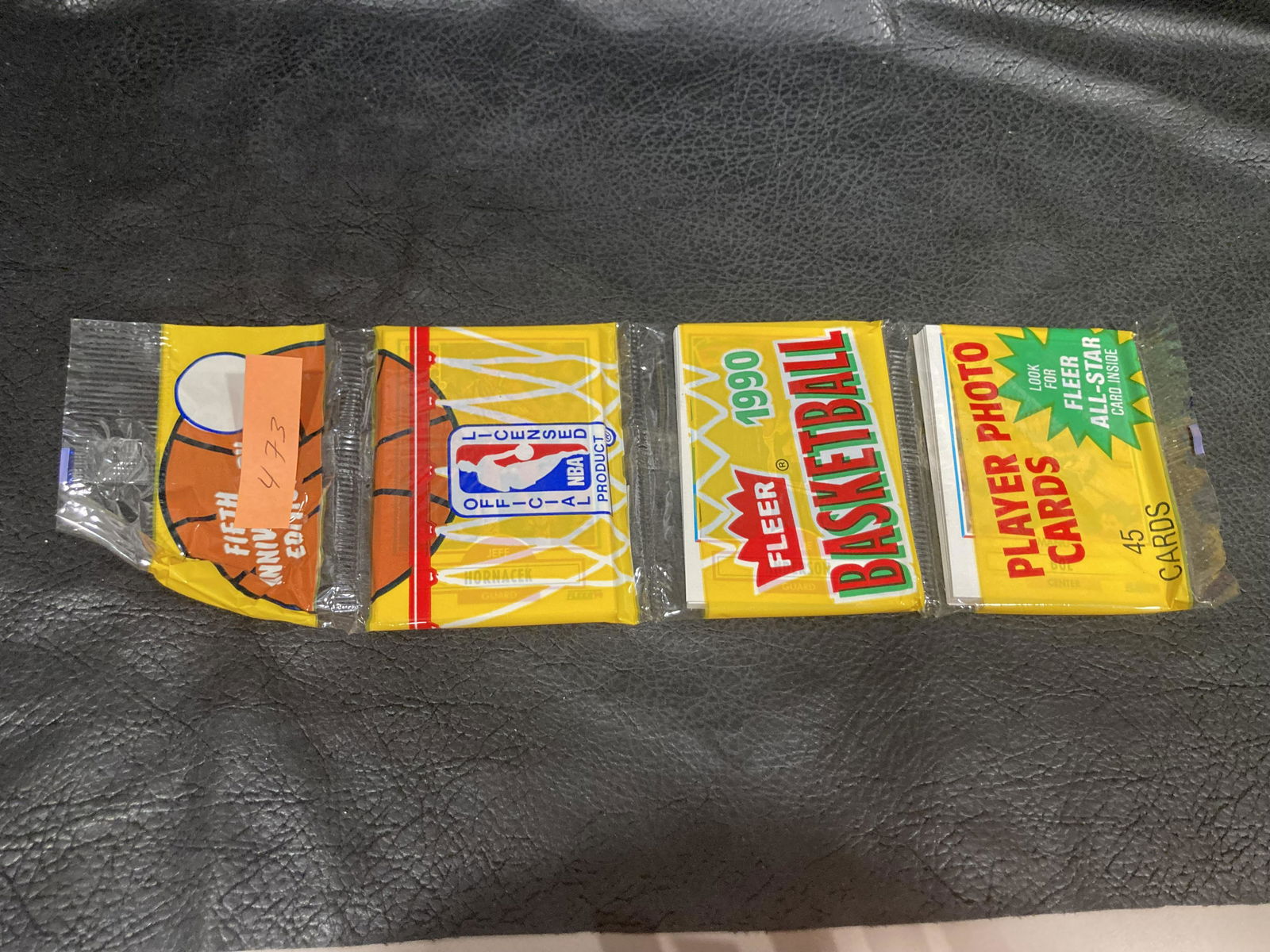 Karl Malone  1990 Fleer Basketball Sealed Rack Pack (1 of 2)