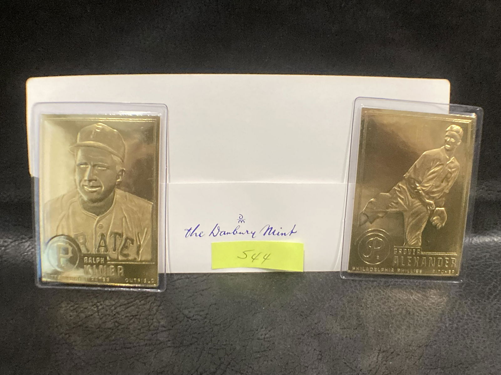 Ralph Kiner Grover Alexander 22kt Gold Danbury Mint: Ralph Kiner Grover Alexander 22kt Gold Danbury Mint Card