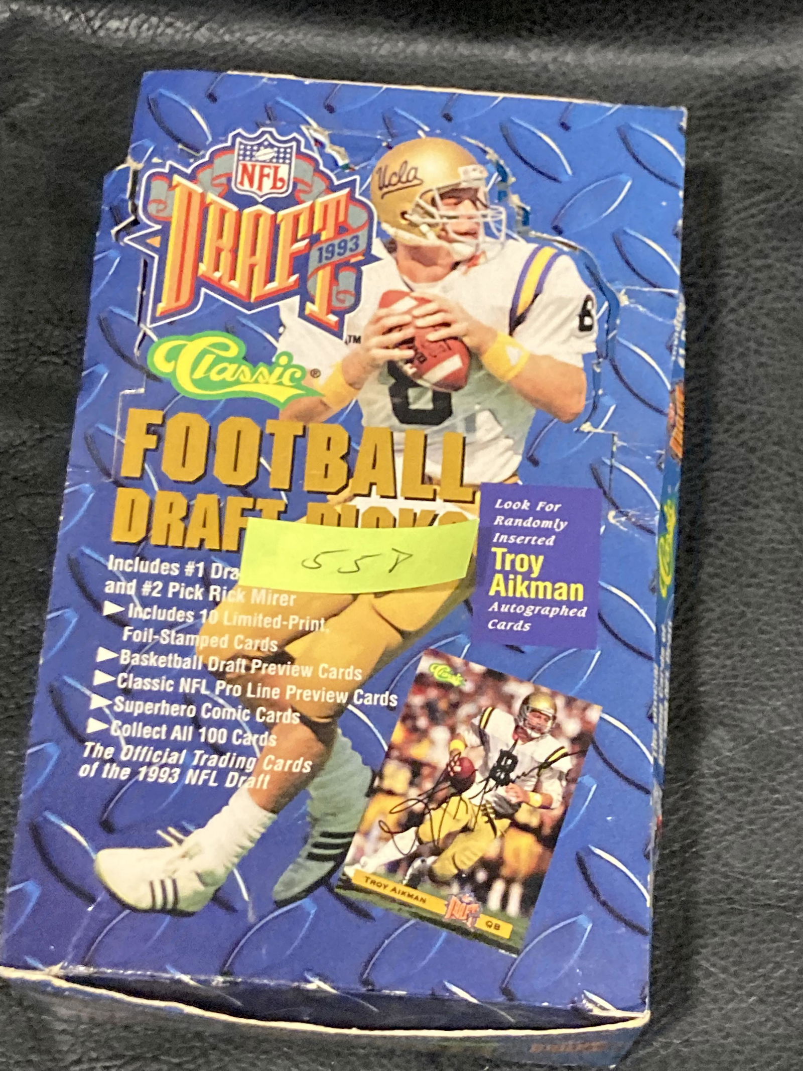 1993 Classic Nfl Football Draft Picks Box Open Full Of (1 of 4)